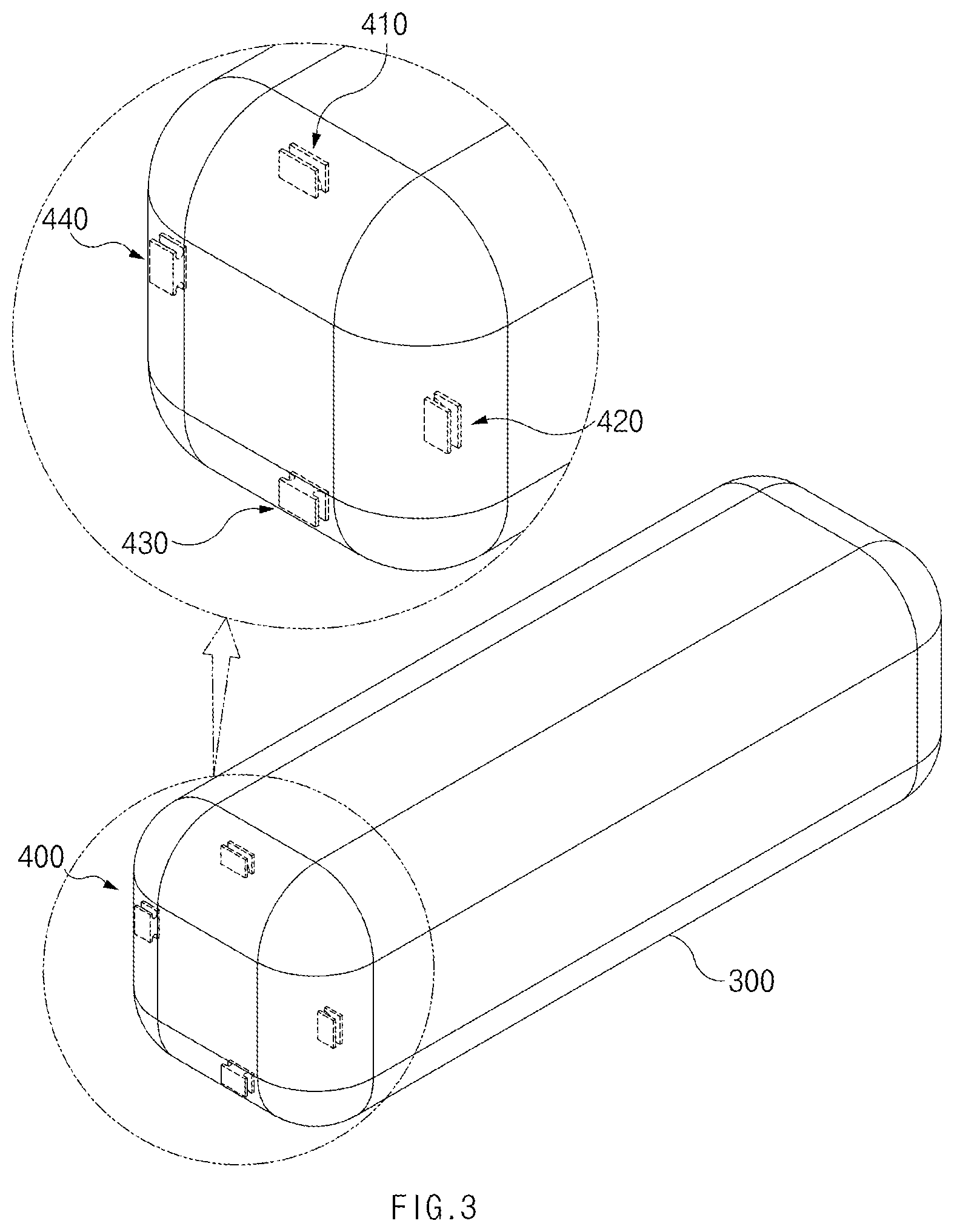 Patent US12313223 Figure 3 – Cryogenic liquid storage apparatus