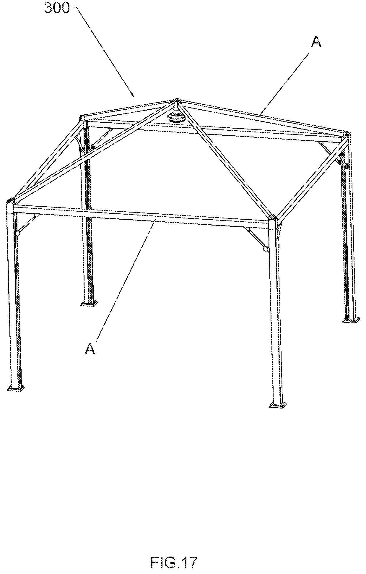 Patent US12313233 Figure 9 – Rod assembly for an umbrella