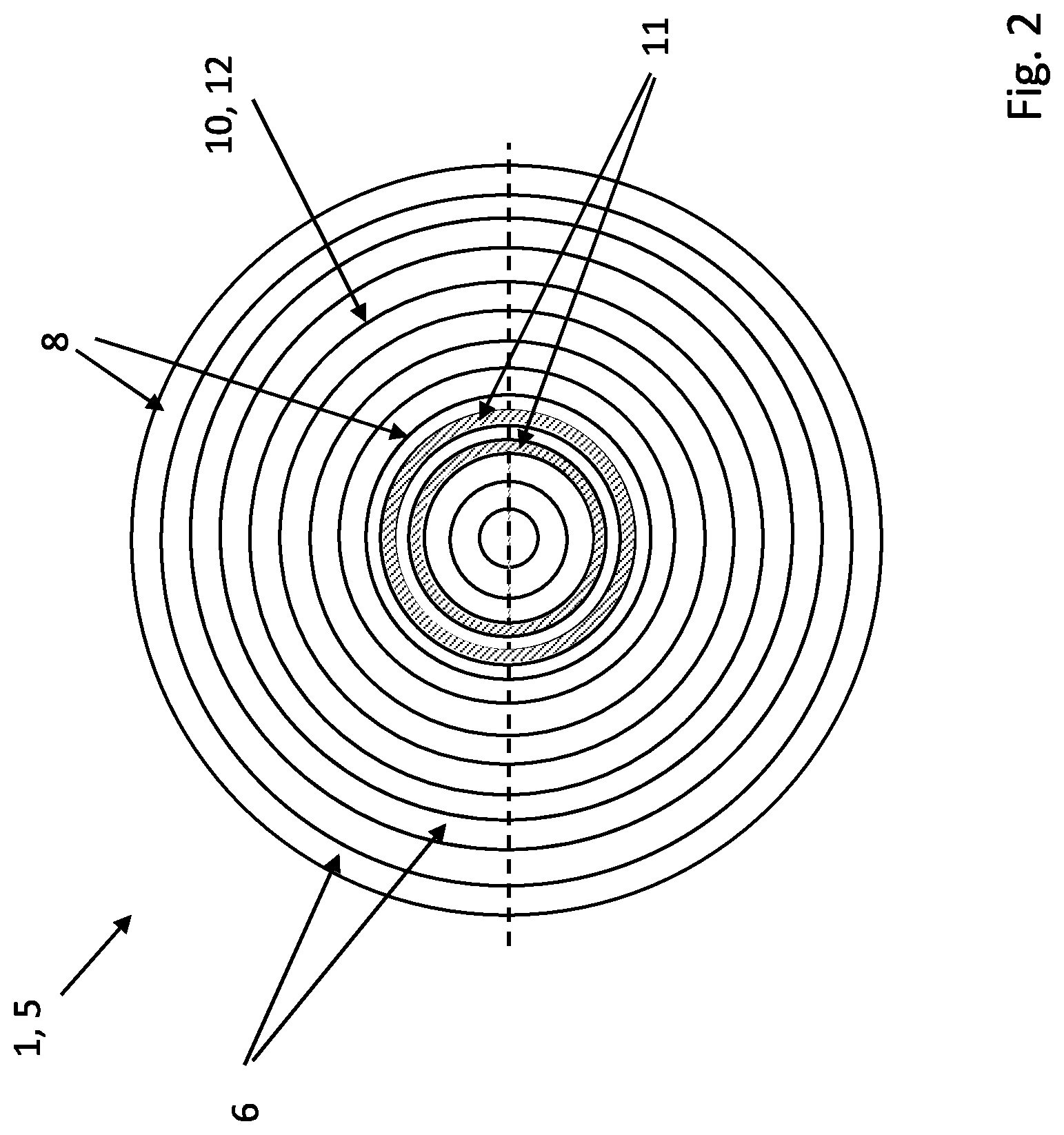 Patent US12313235 Figure 2 – Fresnel projection lens with integrated function for satisfying overhead sign values