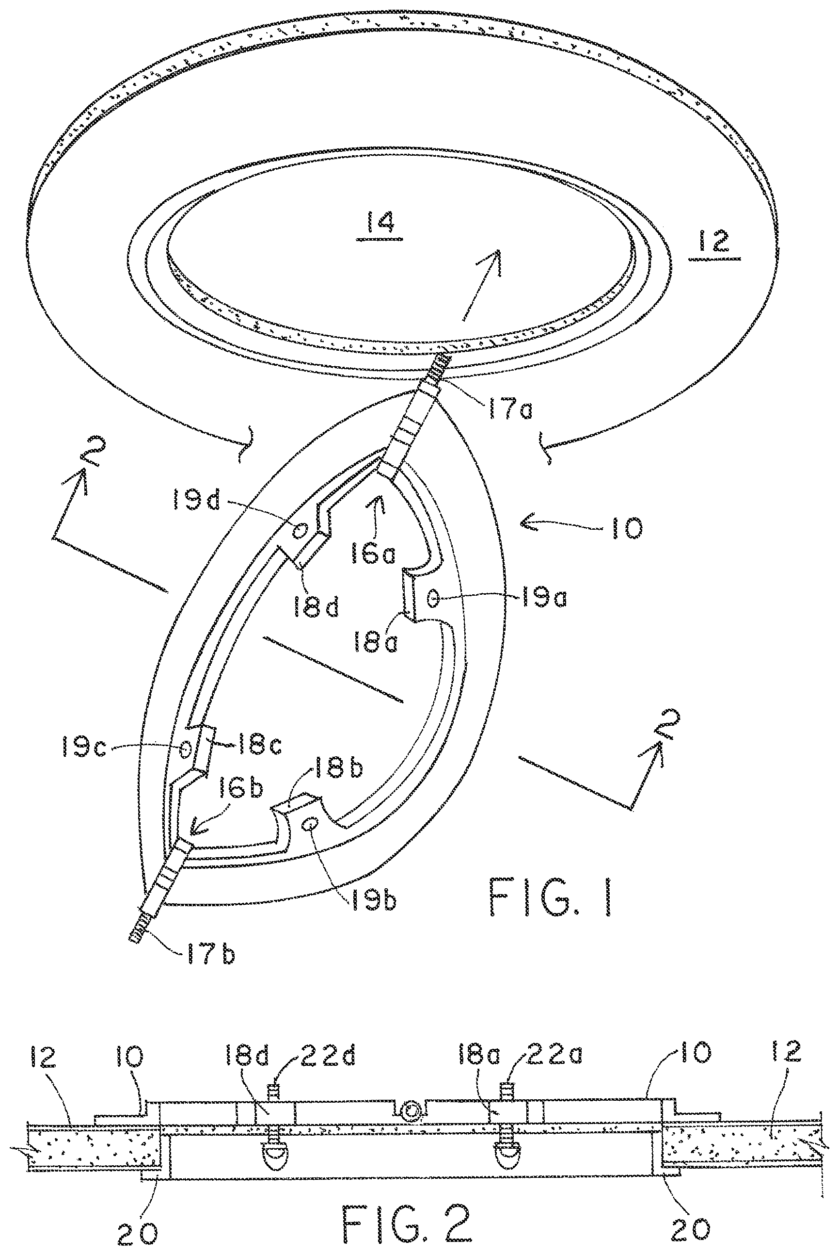 Patent US12313239 Figure 1 – Recessed downlight fixture