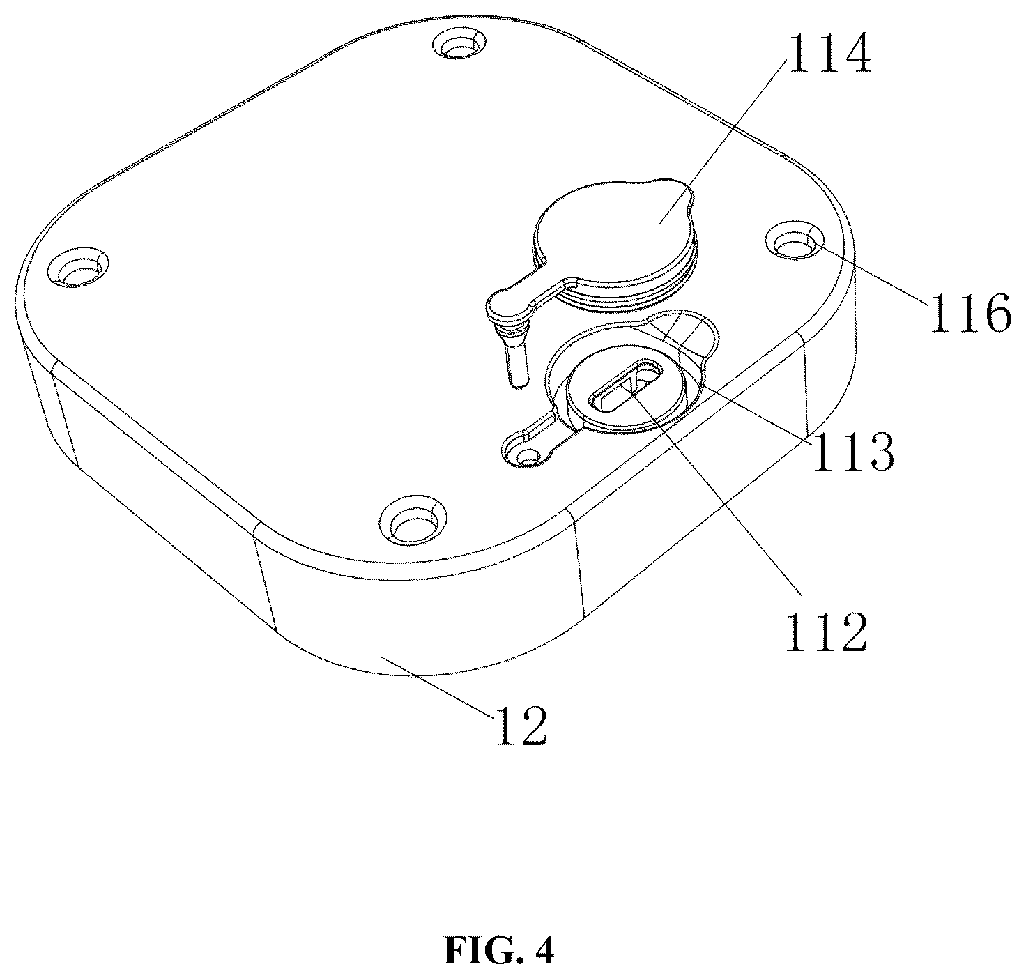 Patent US12313240 Figure 3 – Swimming pool lamp