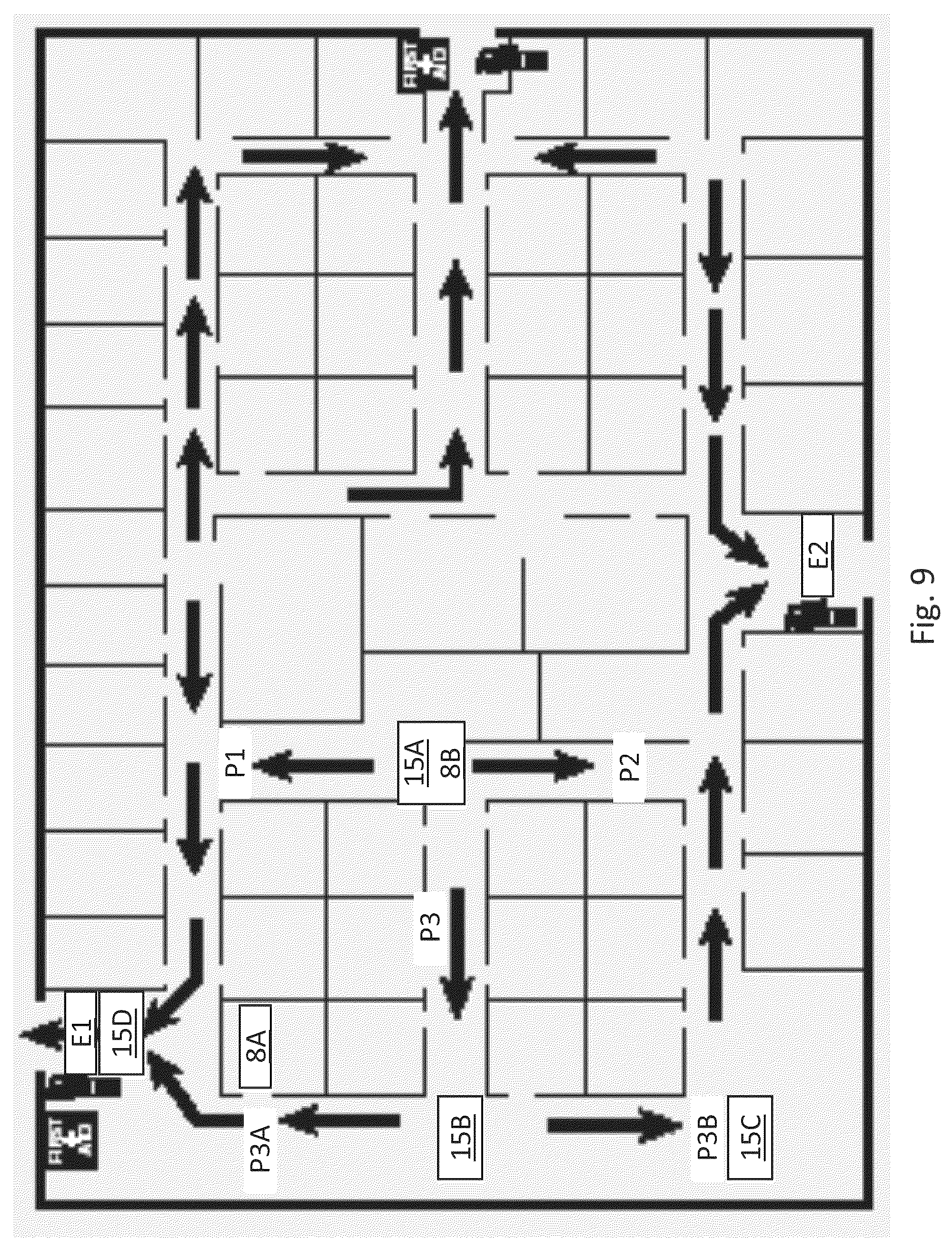 Patent US12313241 Figure 10 – Building egress lighting apparatus method and system with direction designator projection features