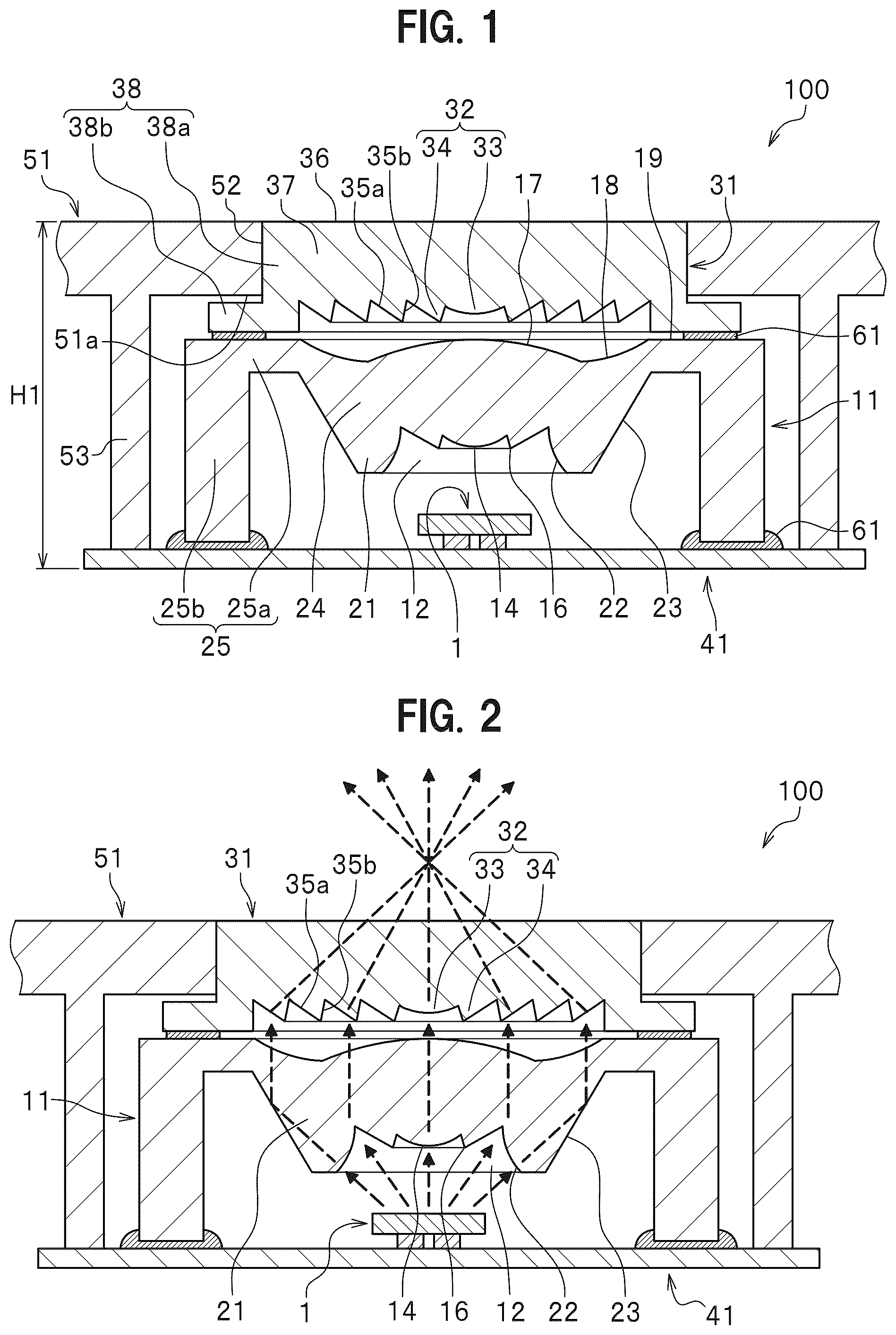 Patent US12313242 Figure 1 – Light source device