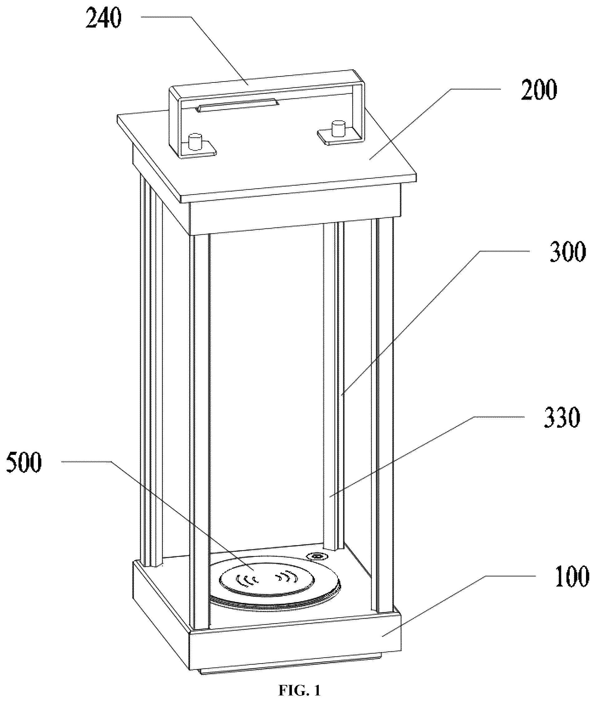 Patent US12313243 Figure 1 – Lighting device