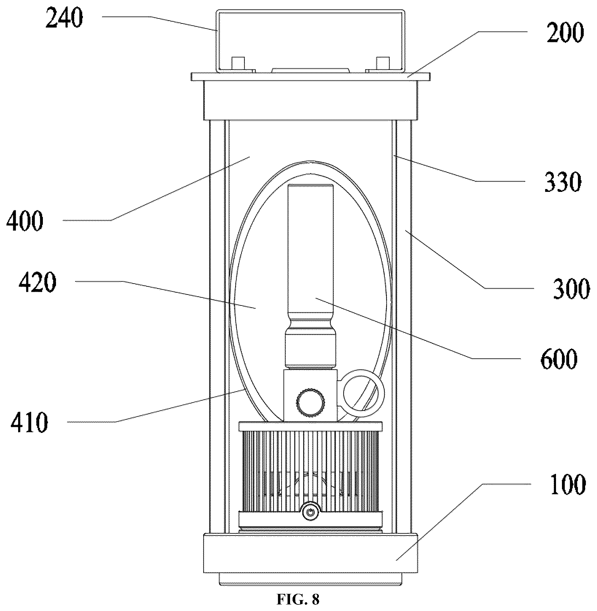 Patent US12313243 Figure 8 – Lighting device