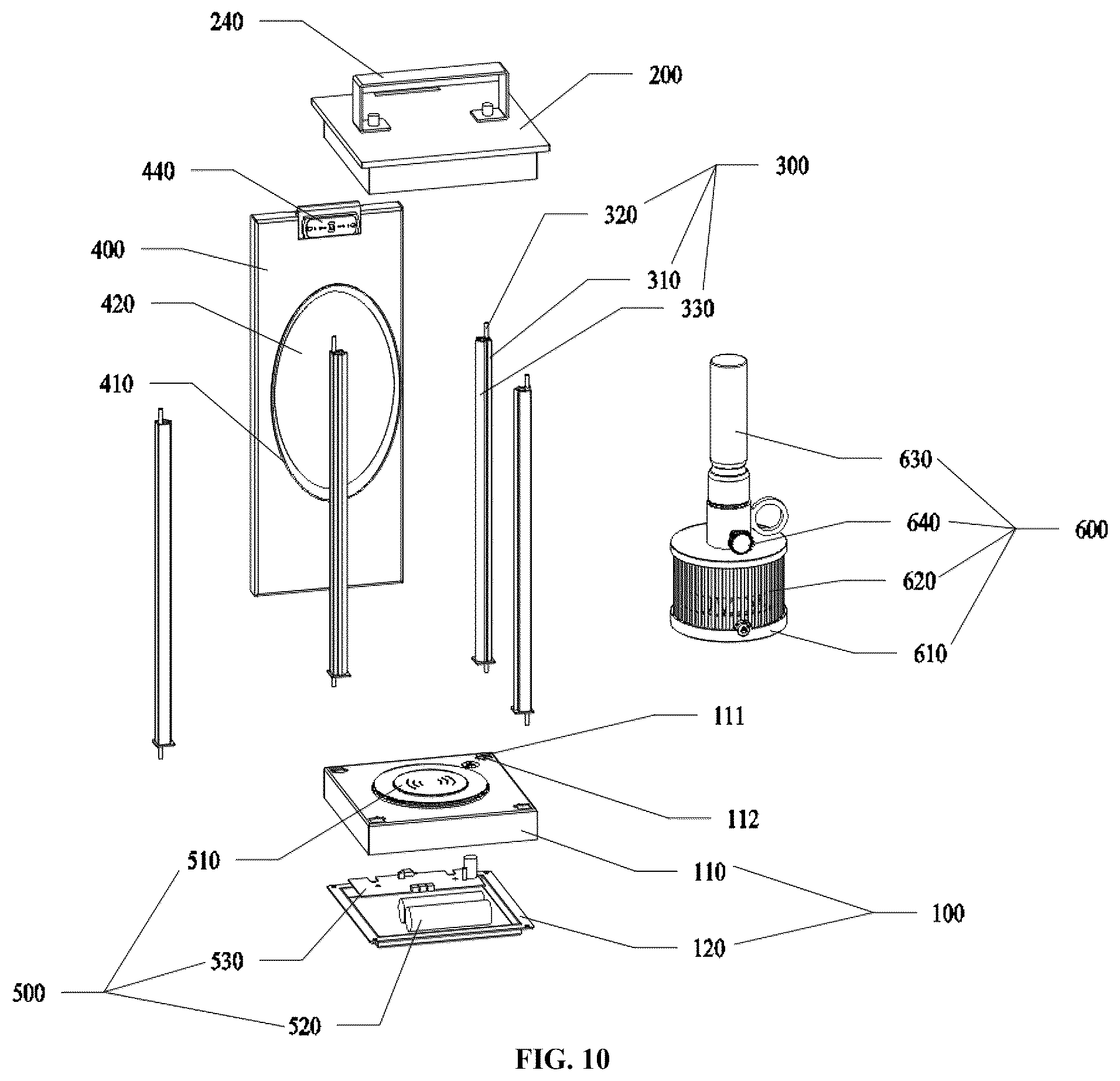 Patent US12313243 Figure 10 – Lighting device