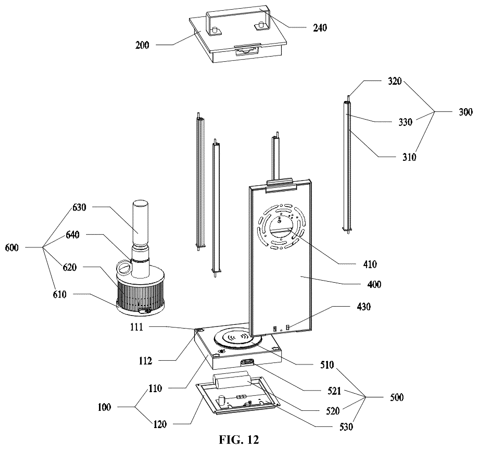 Patent US12313243 Figure 12 – Lighting device