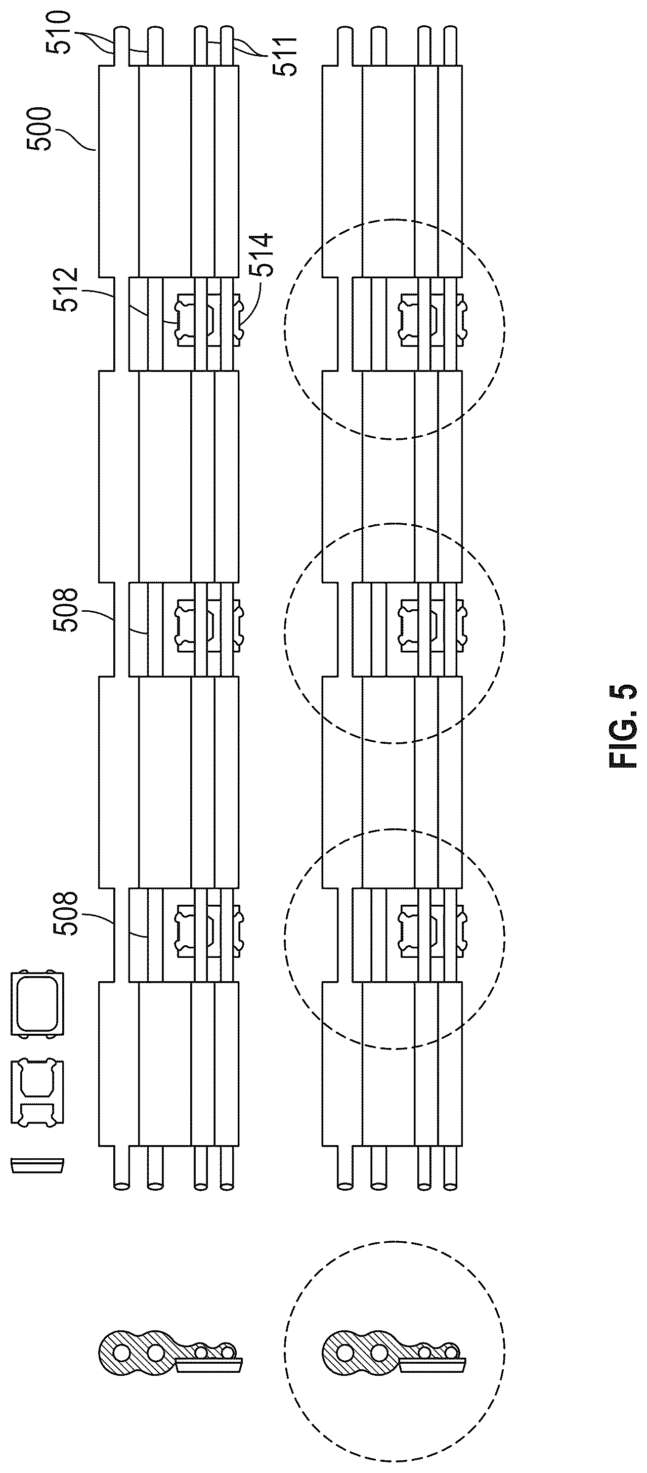 Patent US12313247 Figure 5 – High voltage direct insert string lights