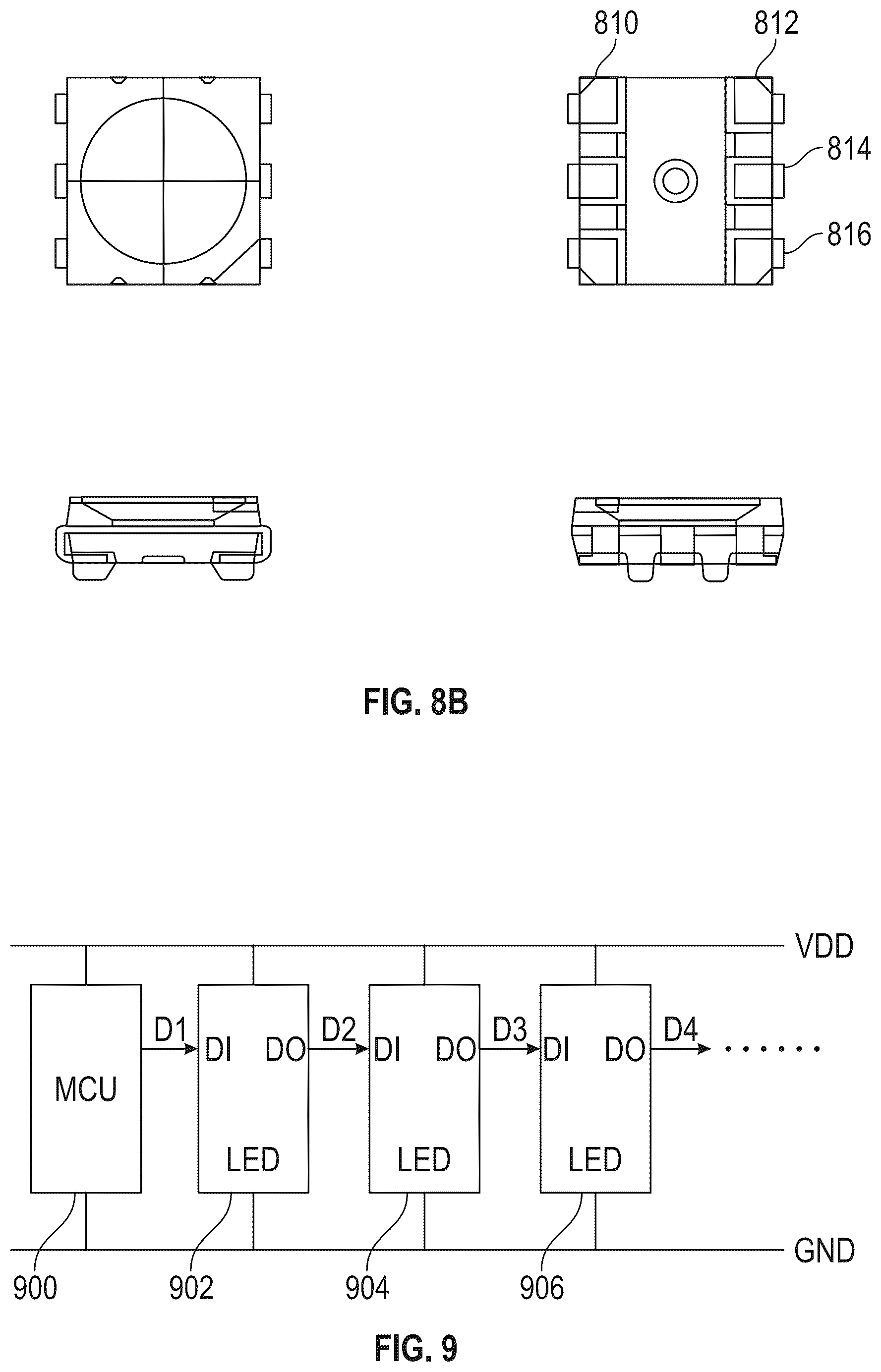Patent US12313247 Figure 9 – High voltage direct insert string lights