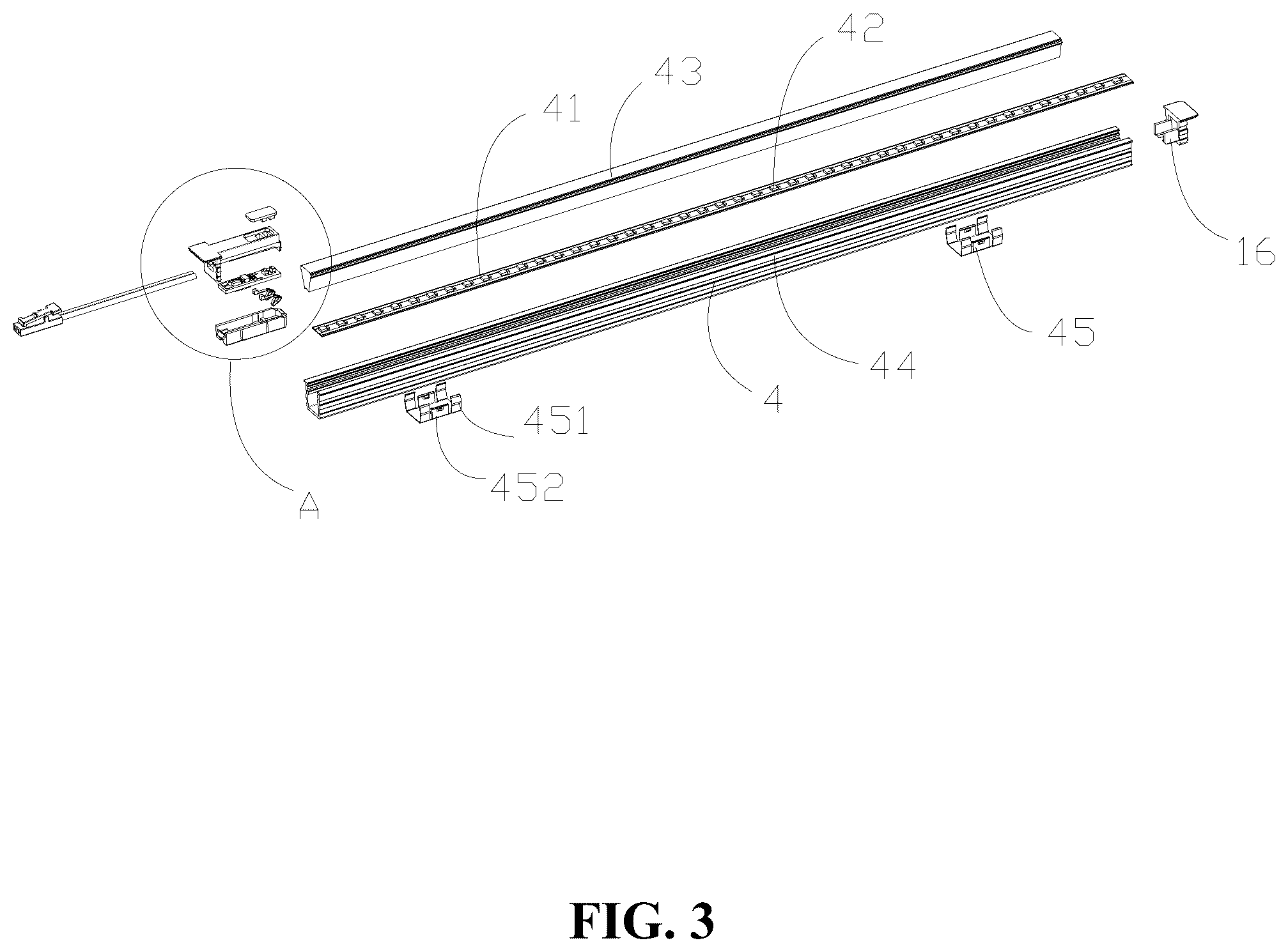 Patent US12313251 Figure 3 – Solder-free linear light