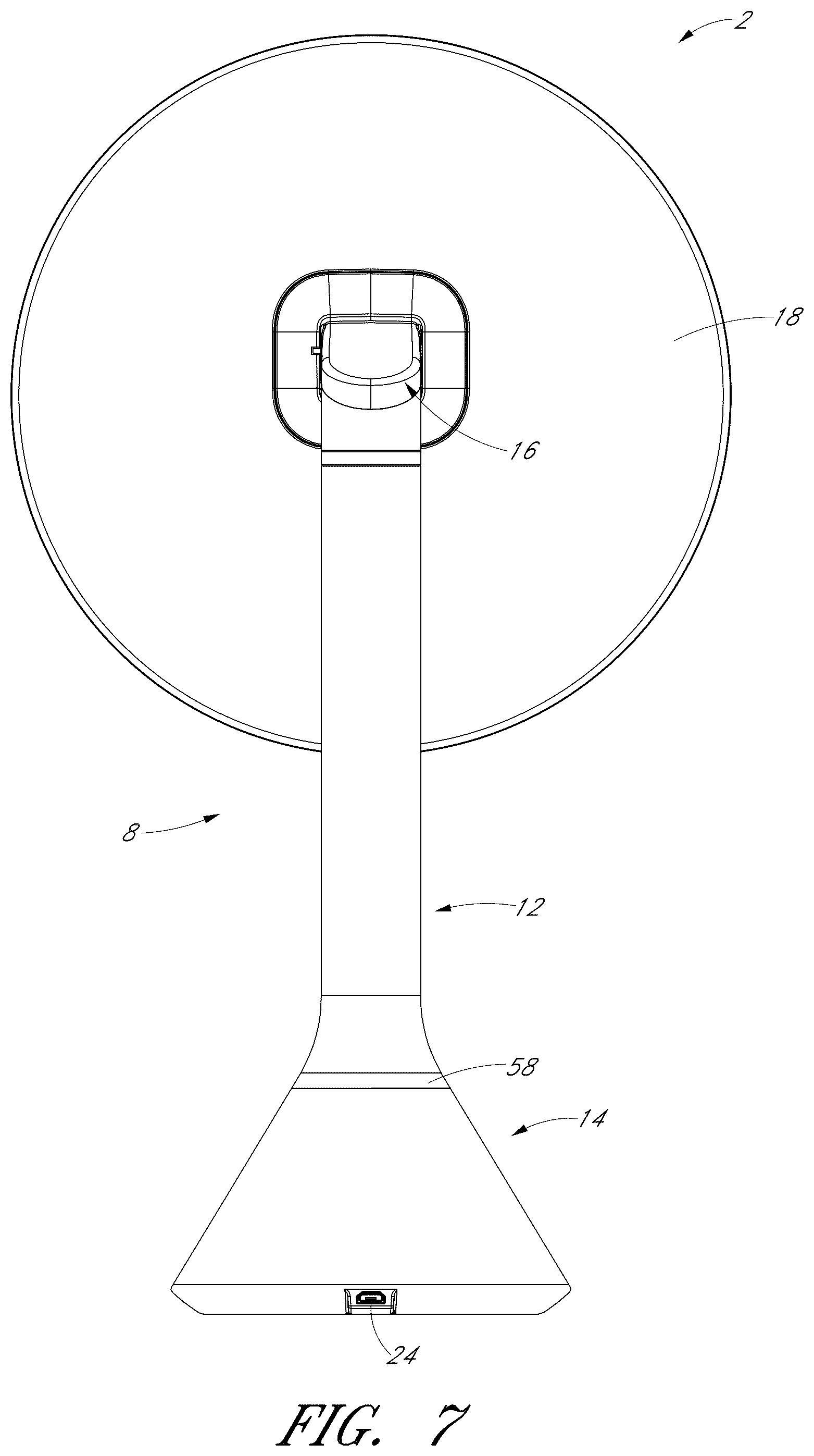Patent US12313253 Figure 6 – Vanity mirror