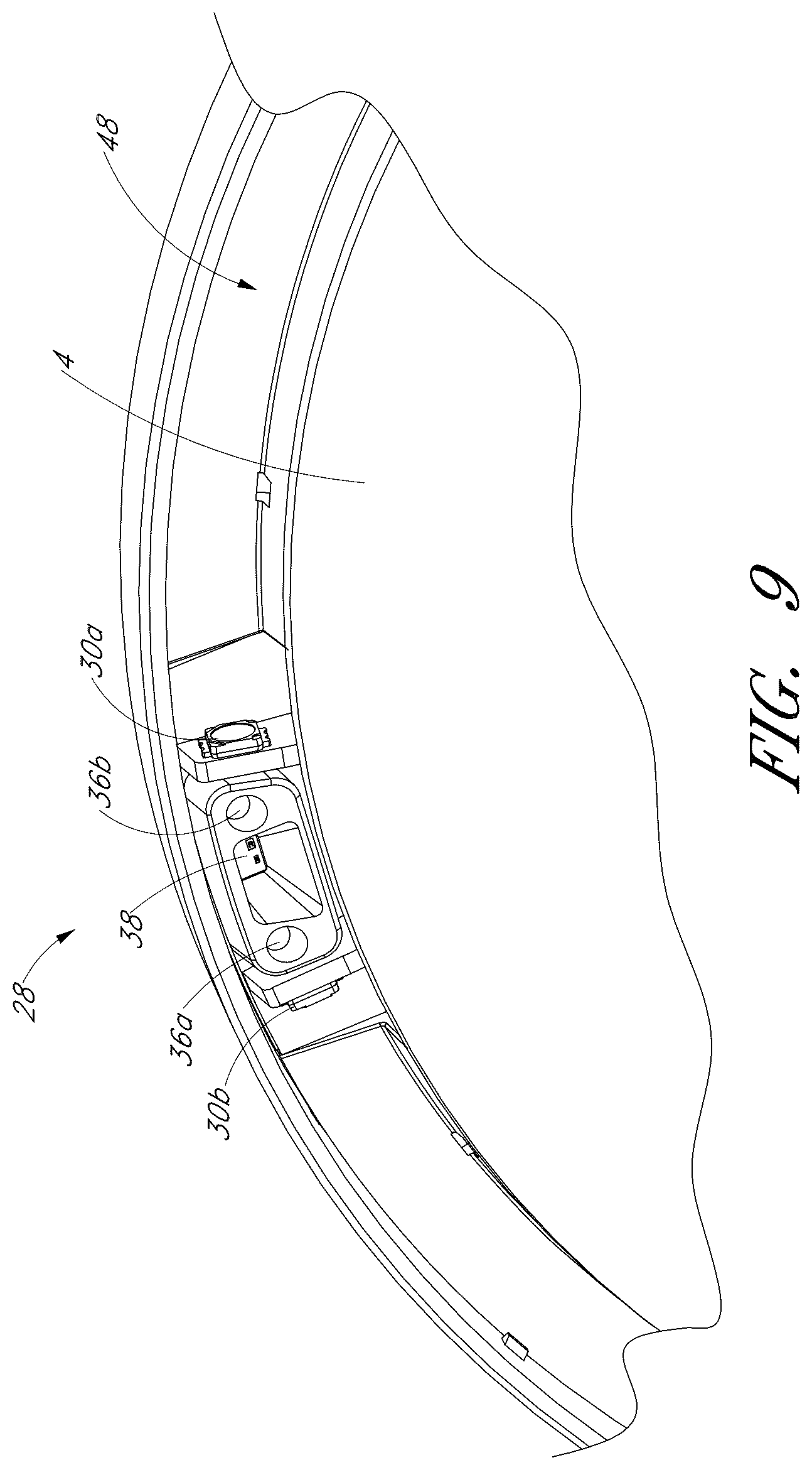 Patent US12313253 Figure 9 – Vanity mirror