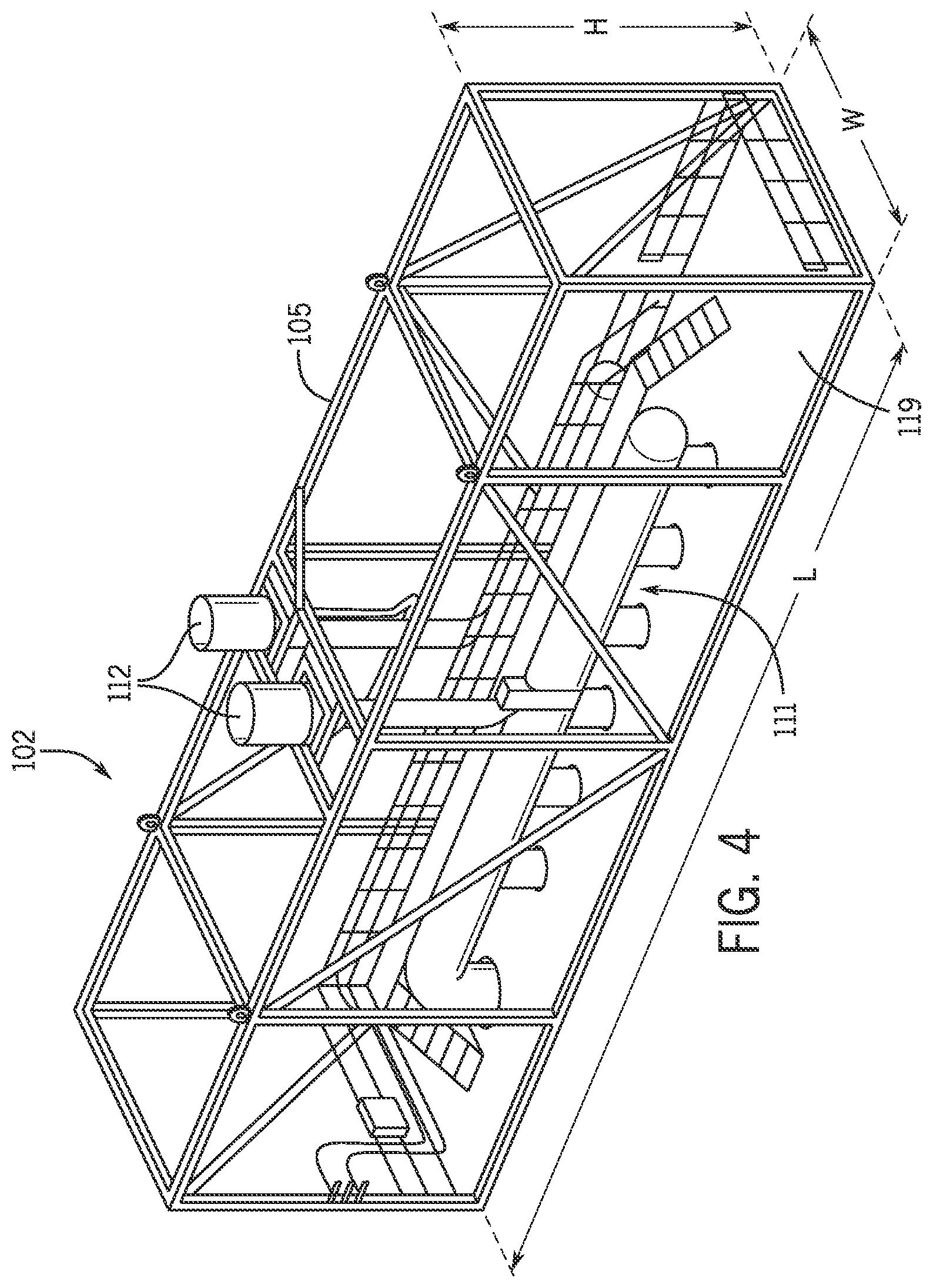 Patent US12313255 Figure 3 – System and method for top platform assembly of heat recovery steam generator (HRSG)