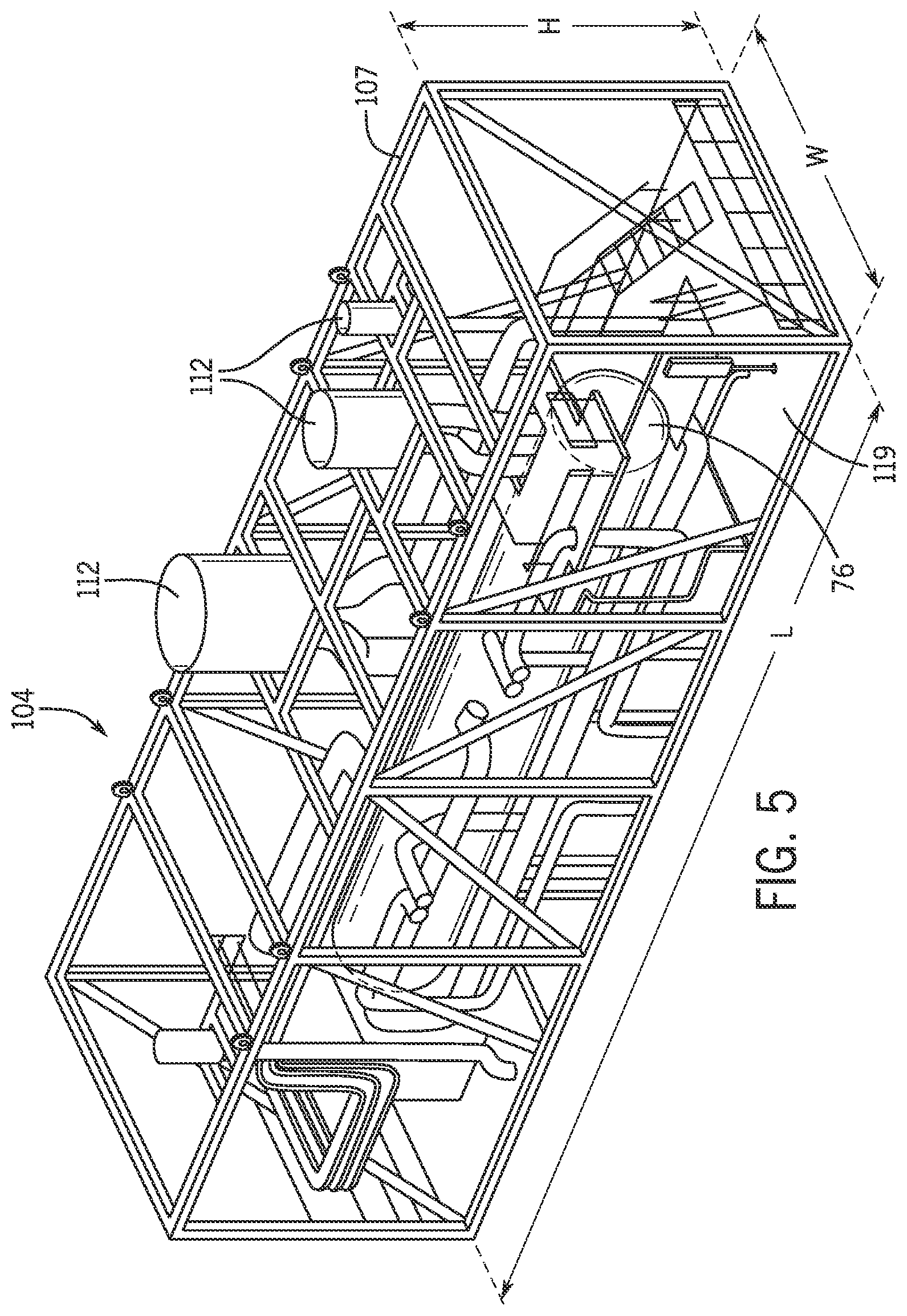 Patent US12313255 Figure 4 – System and method for top platform assembly of heat recovery steam generator (HRSG)
