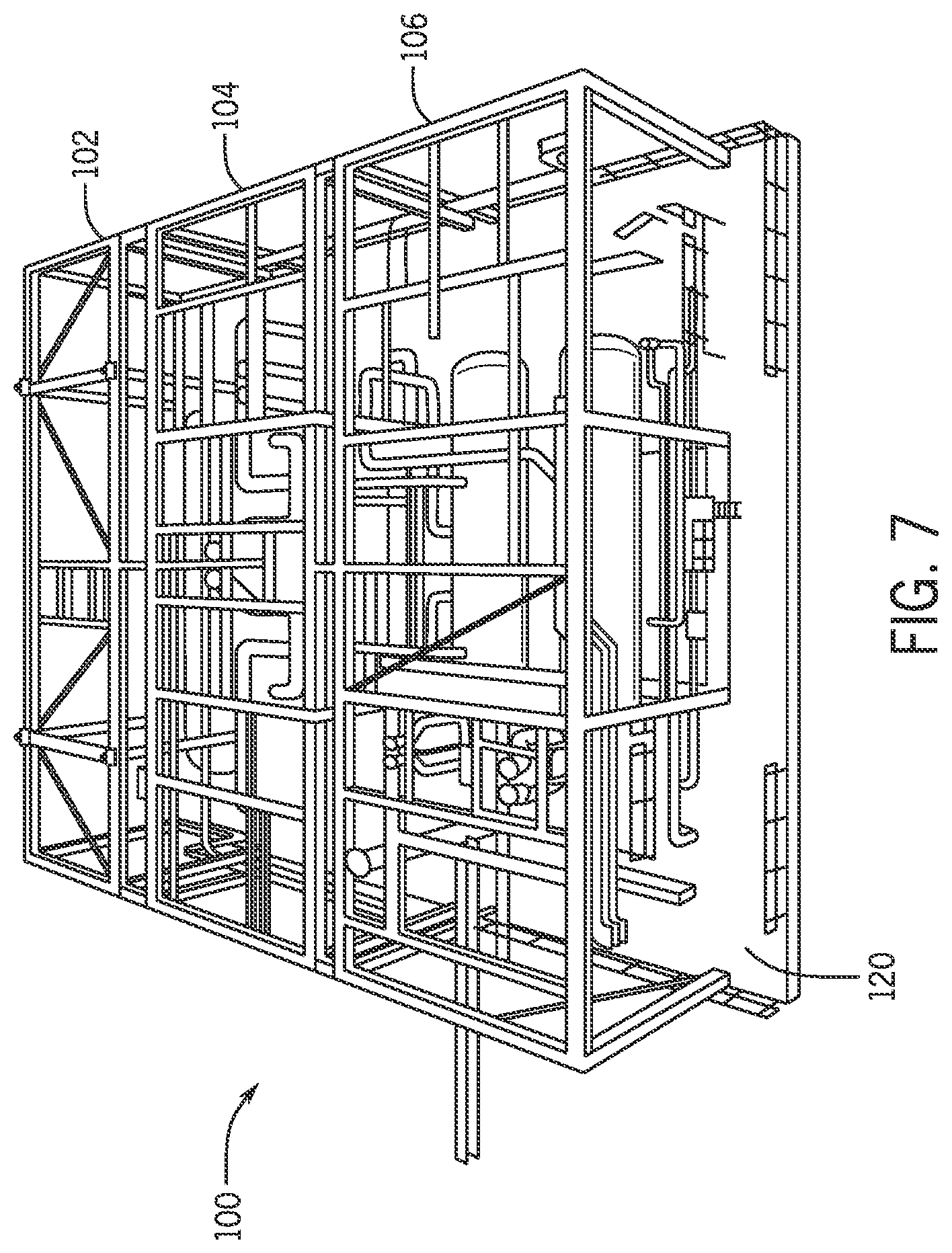 Patent US12313255 Figure 6 – System and method for top platform assembly of heat recovery steam generator (HRSG)