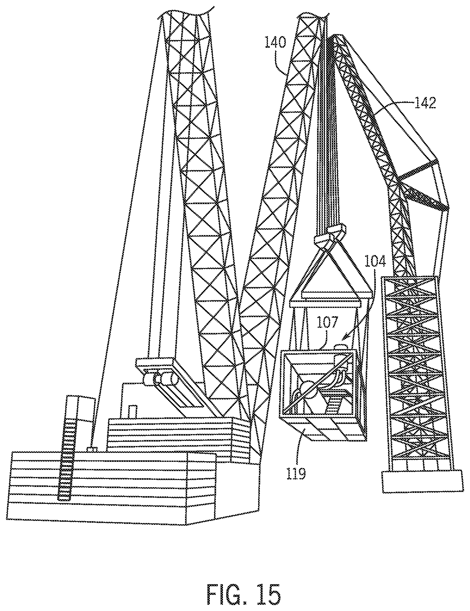 Patent US12313255 Figure 12 – System and method for top platform assembly of heat recovery steam generator (HRSG)