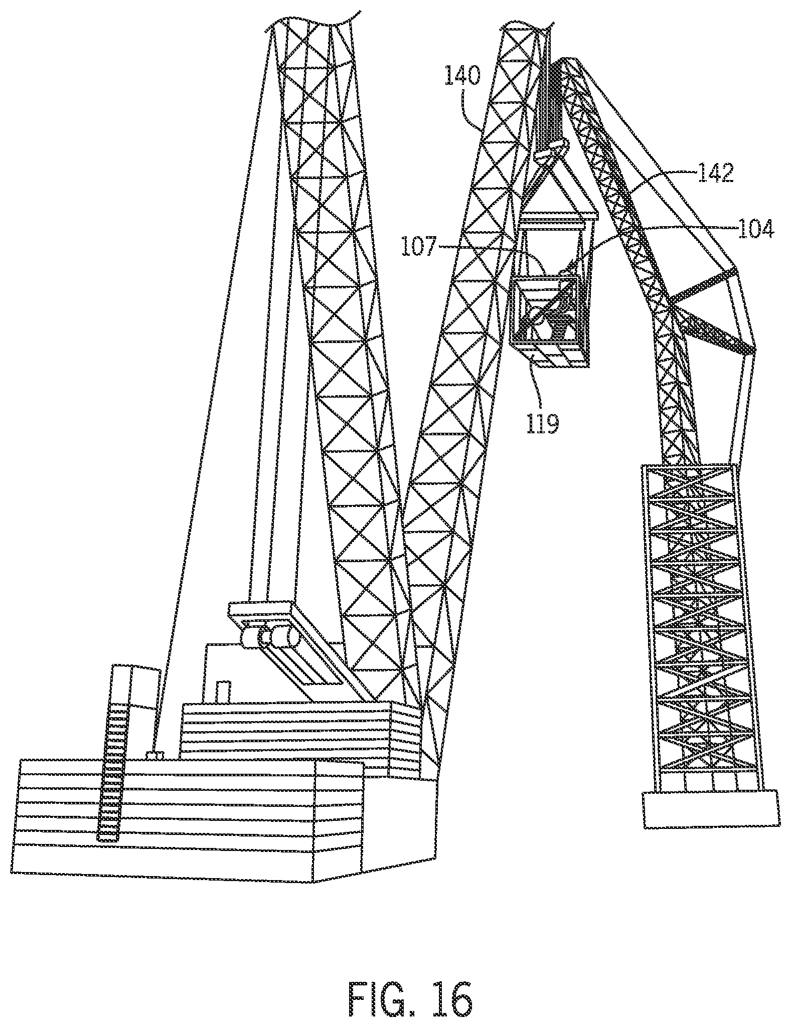 Patent US12313255 Figure 13 – System and method for top platform assembly of heat recovery steam generator (HRSG)