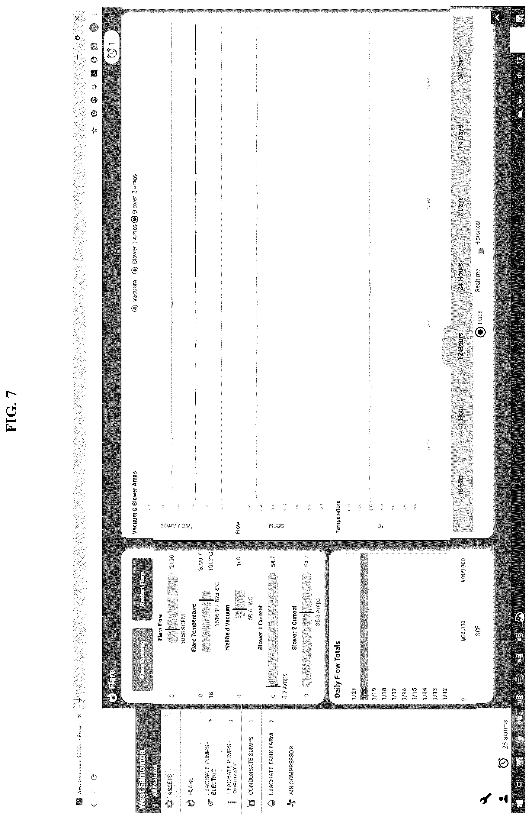 Patent US12313257 Figure 7 – System and method for remote monitoring and control of landfill and recycling operations