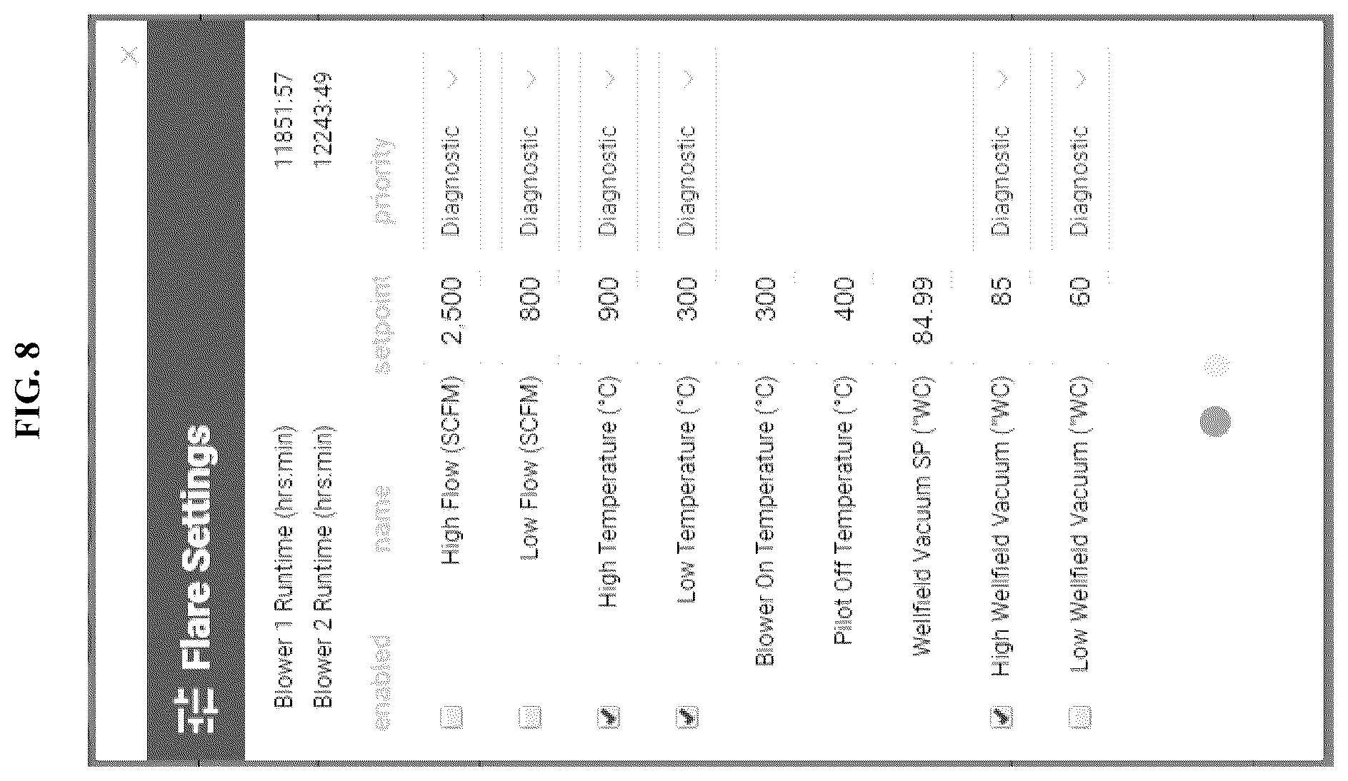 Patent US12313257 Figure 8 – System and method for remote monitoring and control of landfill and recycling operations