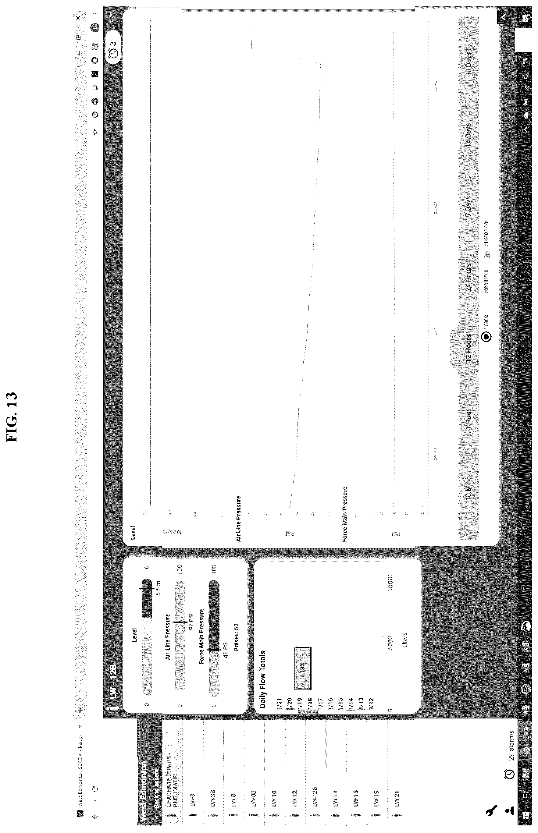 Patent US12313257 Figure 13 – System and method for remote monitoring and control of landfill and recycling operations
