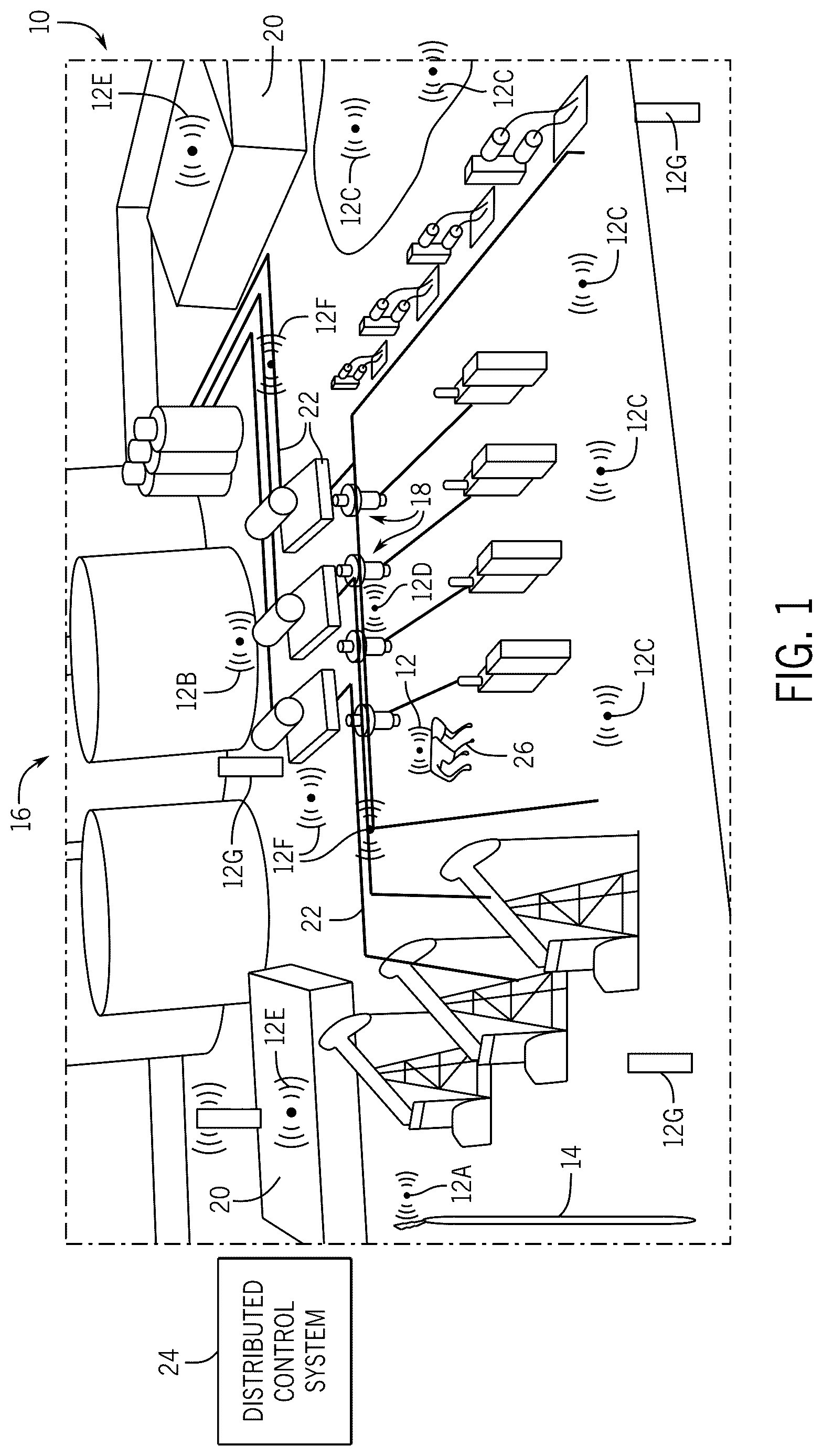Patent US12313260 Figure 1 – Radiant heat or thermal based flare efficiency monitoring