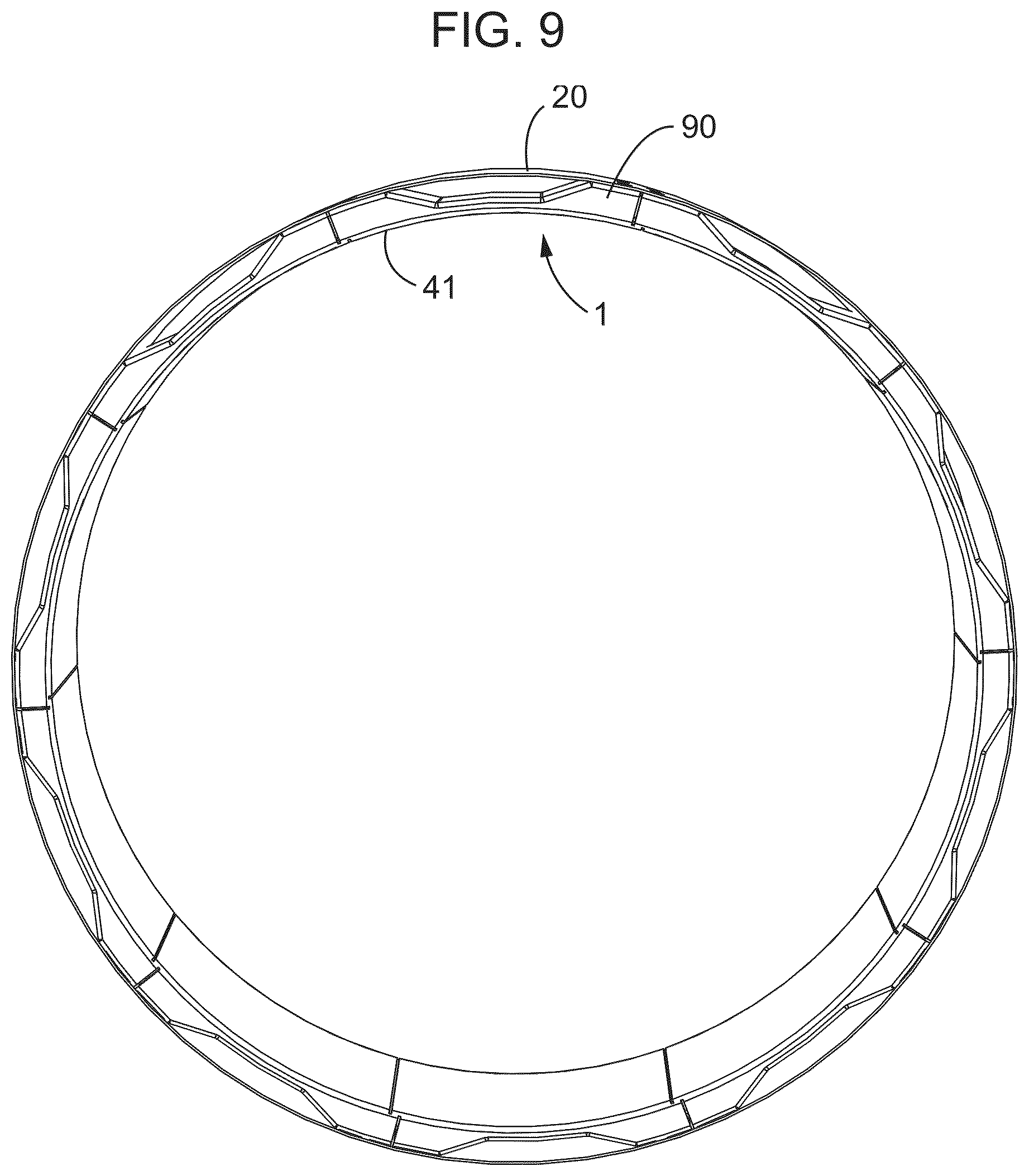 Patent US12313261 Figure 6 – Combustor liner panels