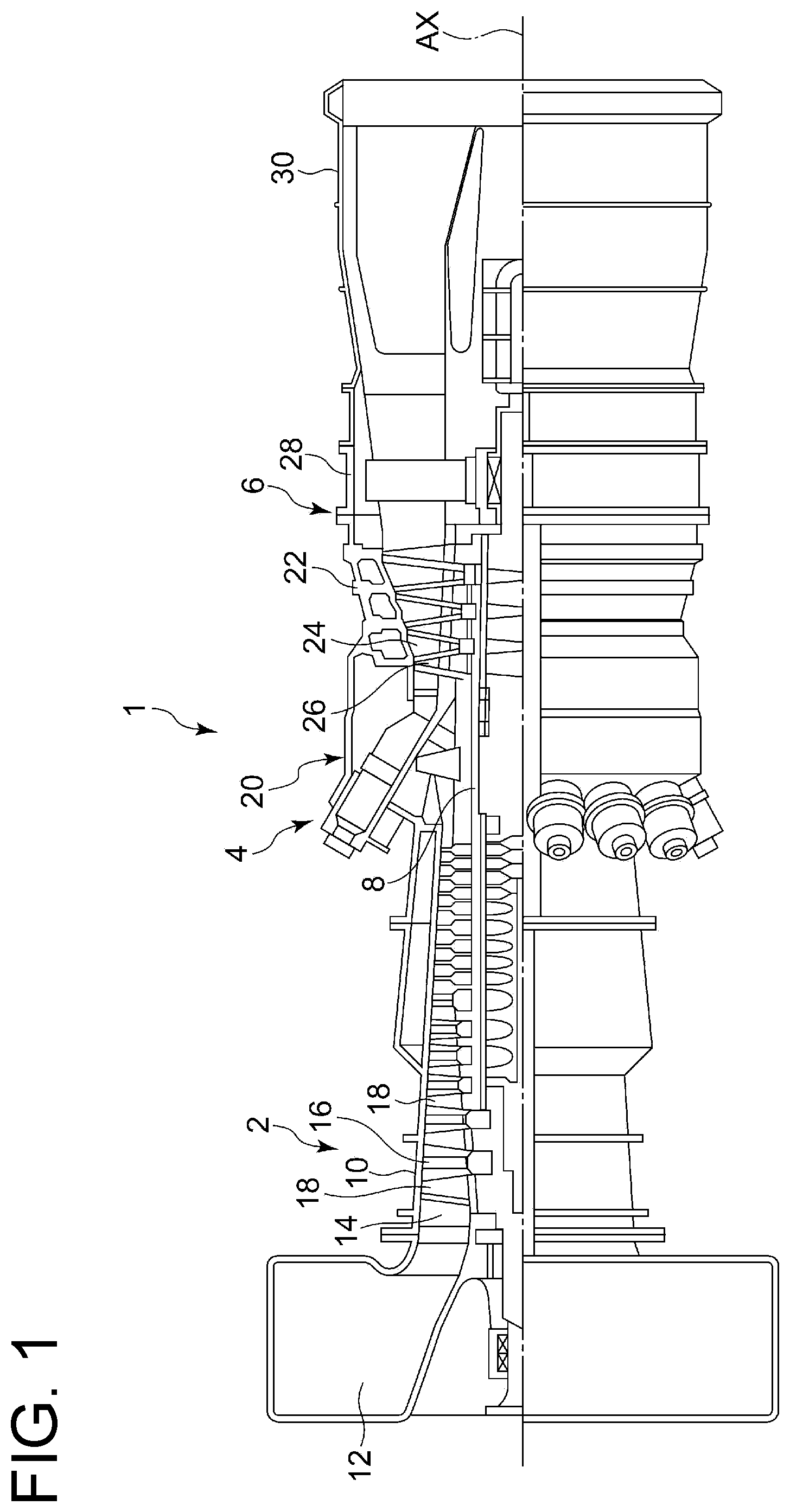 Patent US12313263 Figure 1 – Gas turbine combustor, gas turbine, and gas turbine assembling method