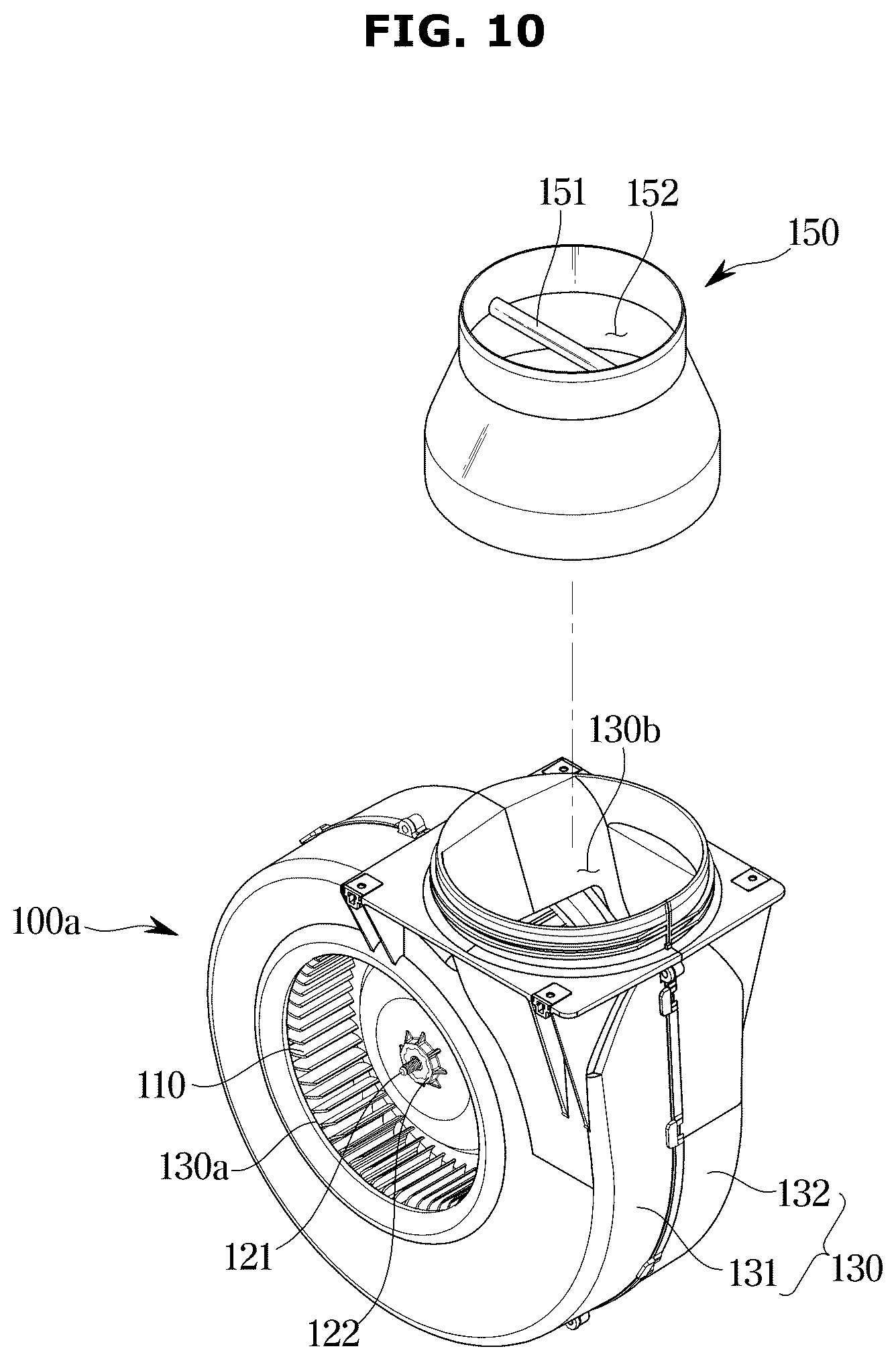 Patent US12313266 Figure 10 – Range hood
