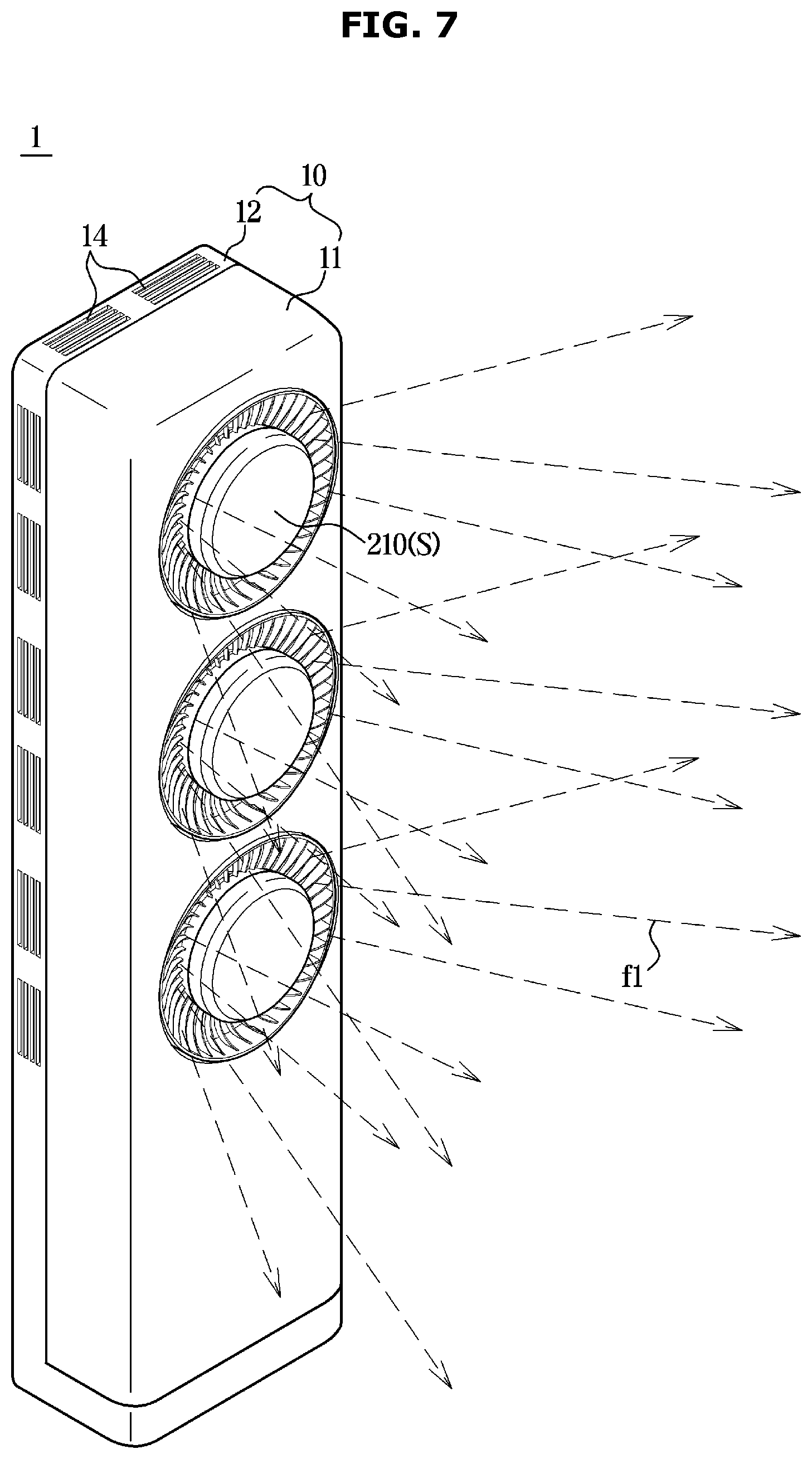 Patent US12313269 Figure 7 – Indoor unit of air conditioner and controlling method of the air conditioner