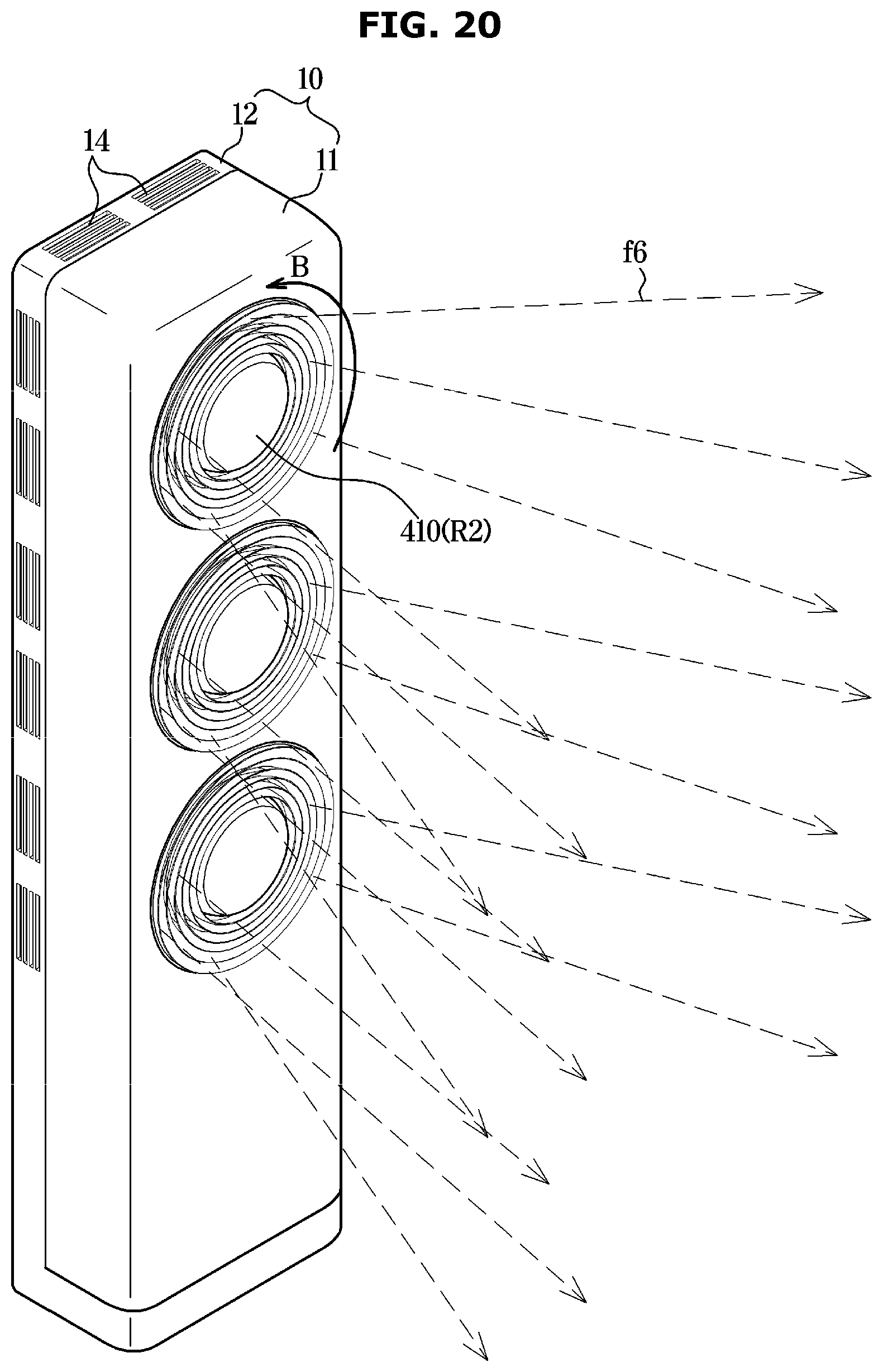 Patent US12313269 Figure 20 – Indoor unit of air conditioner and controlling method of the air conditioner