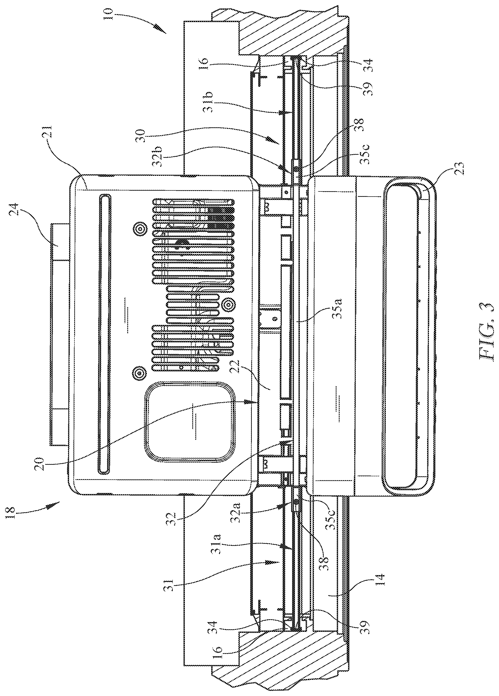 Patent US12313270 Figure 3 – Window air conditioning unit retention bracket