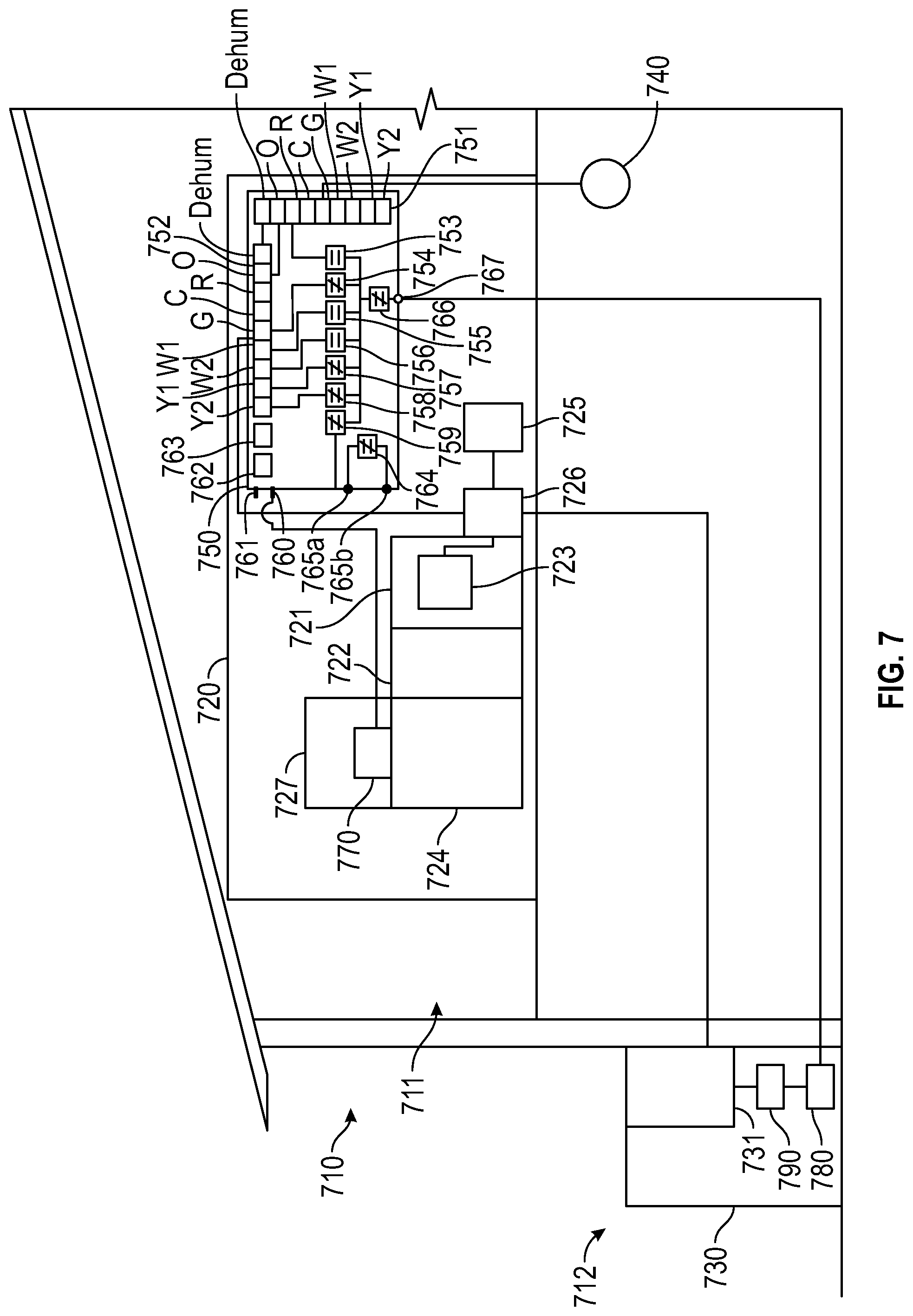 Patent US12313273 Figure 7 – Systems and methods for air temperature control including A2L sensors