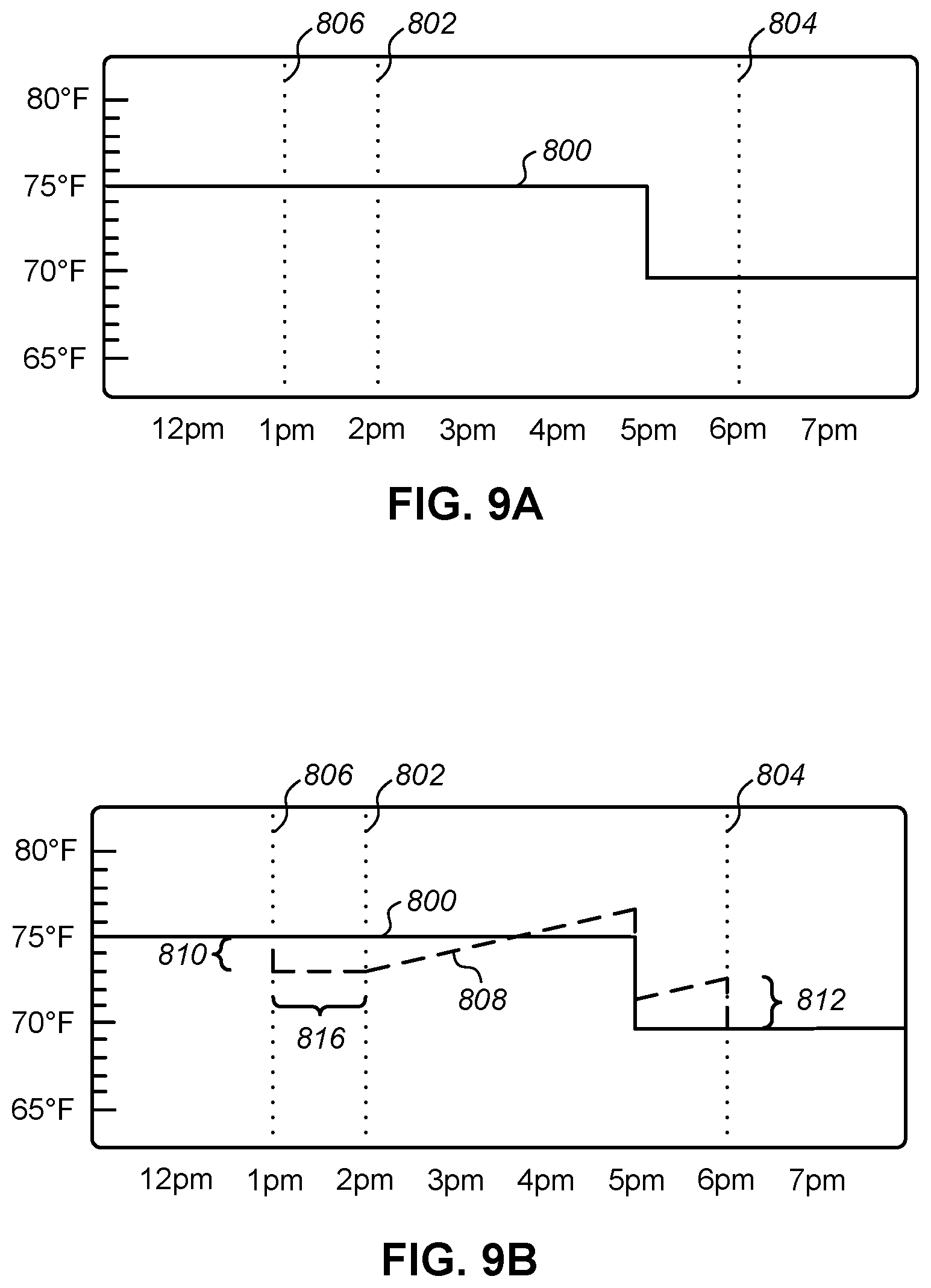 Patent US12313278 Figure 11 – Controlling an HVAC system during a demand-response event with display of effective setpoints