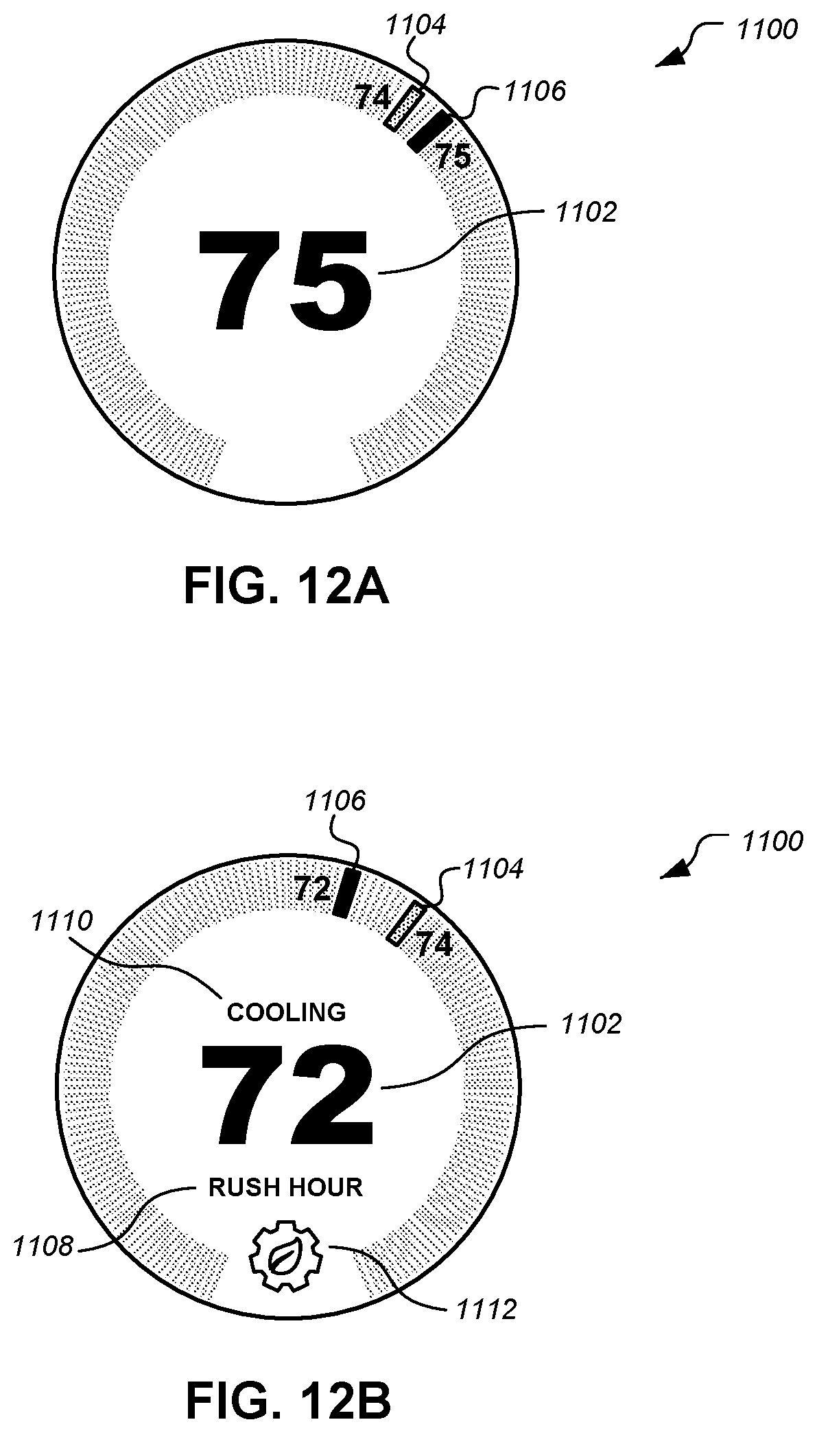 Patent US12313278 Figure 15 – Controlling an HVAC system during a demand-response event with display of effective setpoints
