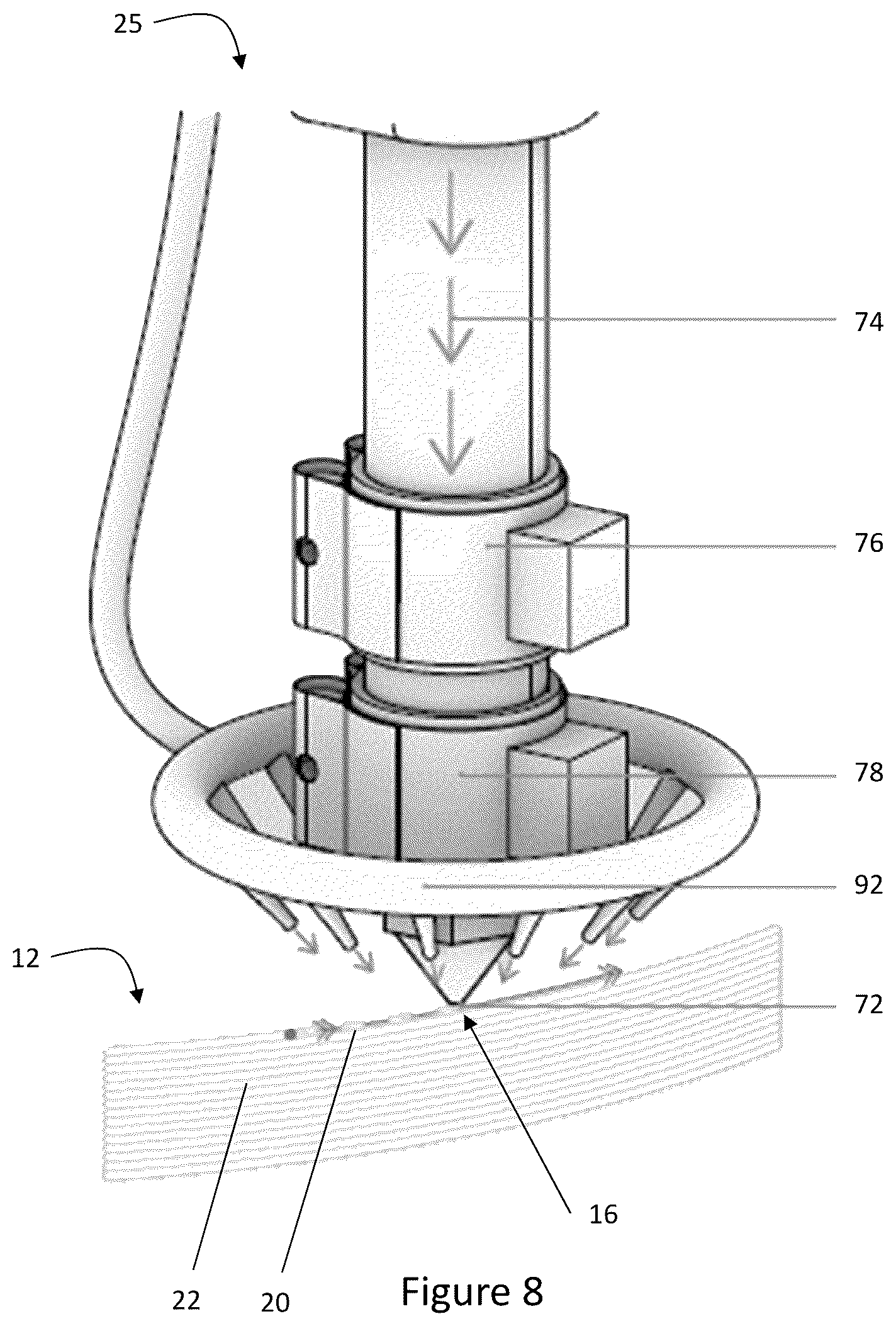 Patent US12313283 Figure 7 – Air-diffusion system manufactured via additive manufacturing