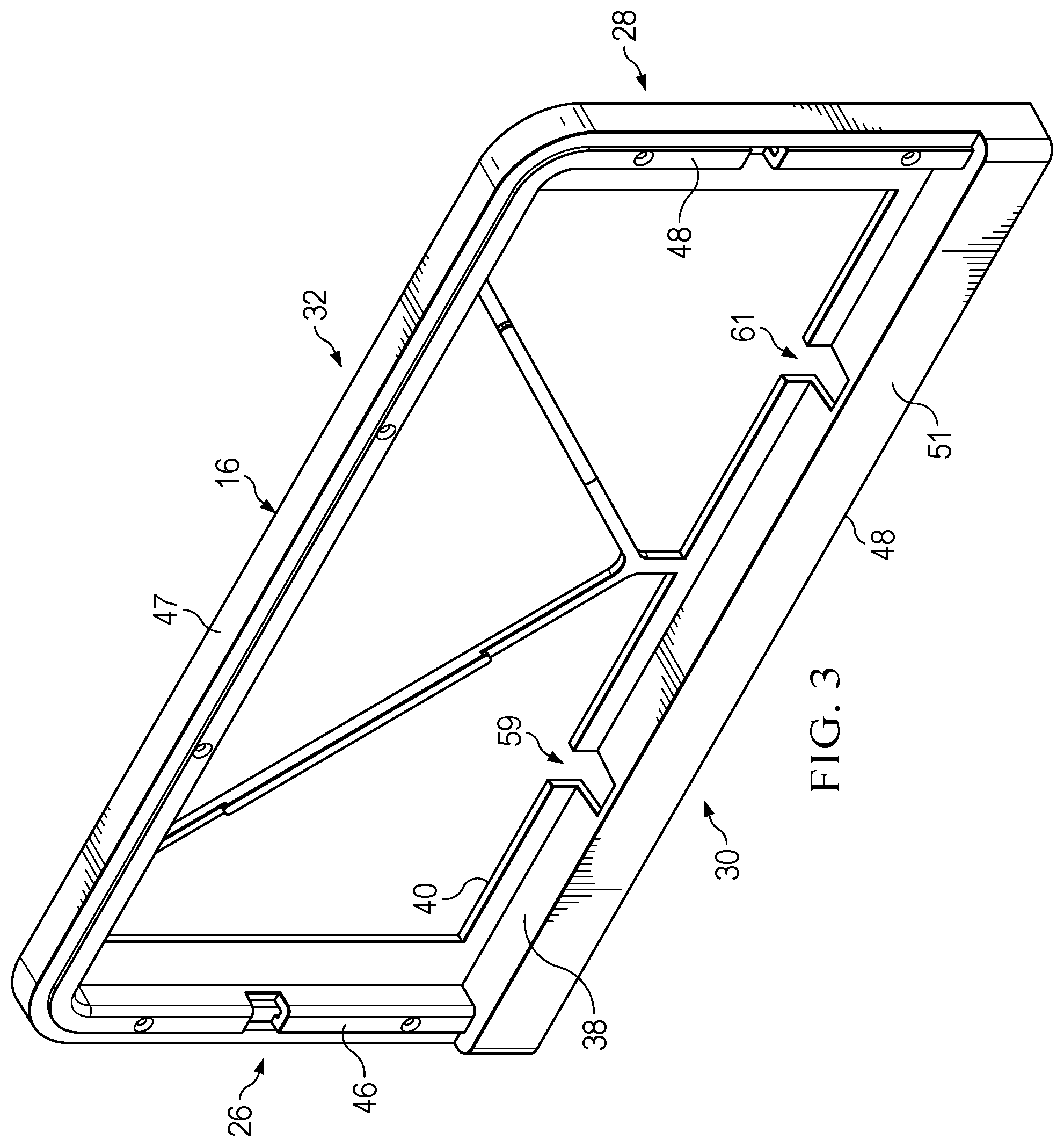 Patent US12313284 Figure 3 – Toolless installation and cleaning of vent assembly