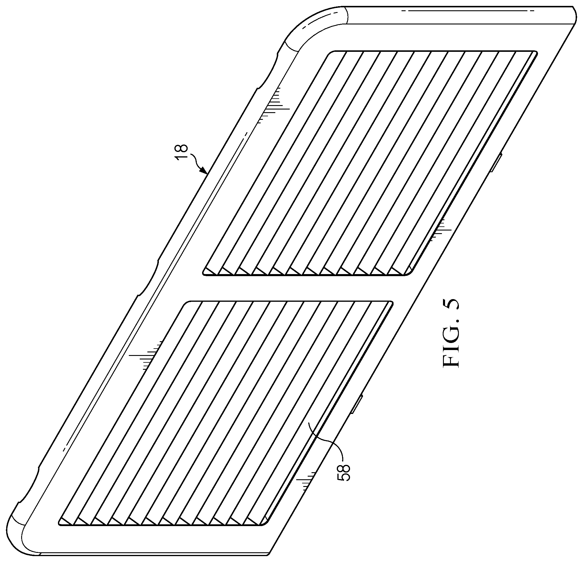 Patent US12313284 Figure 6 – Toolless installation and cleaning of vent assembly