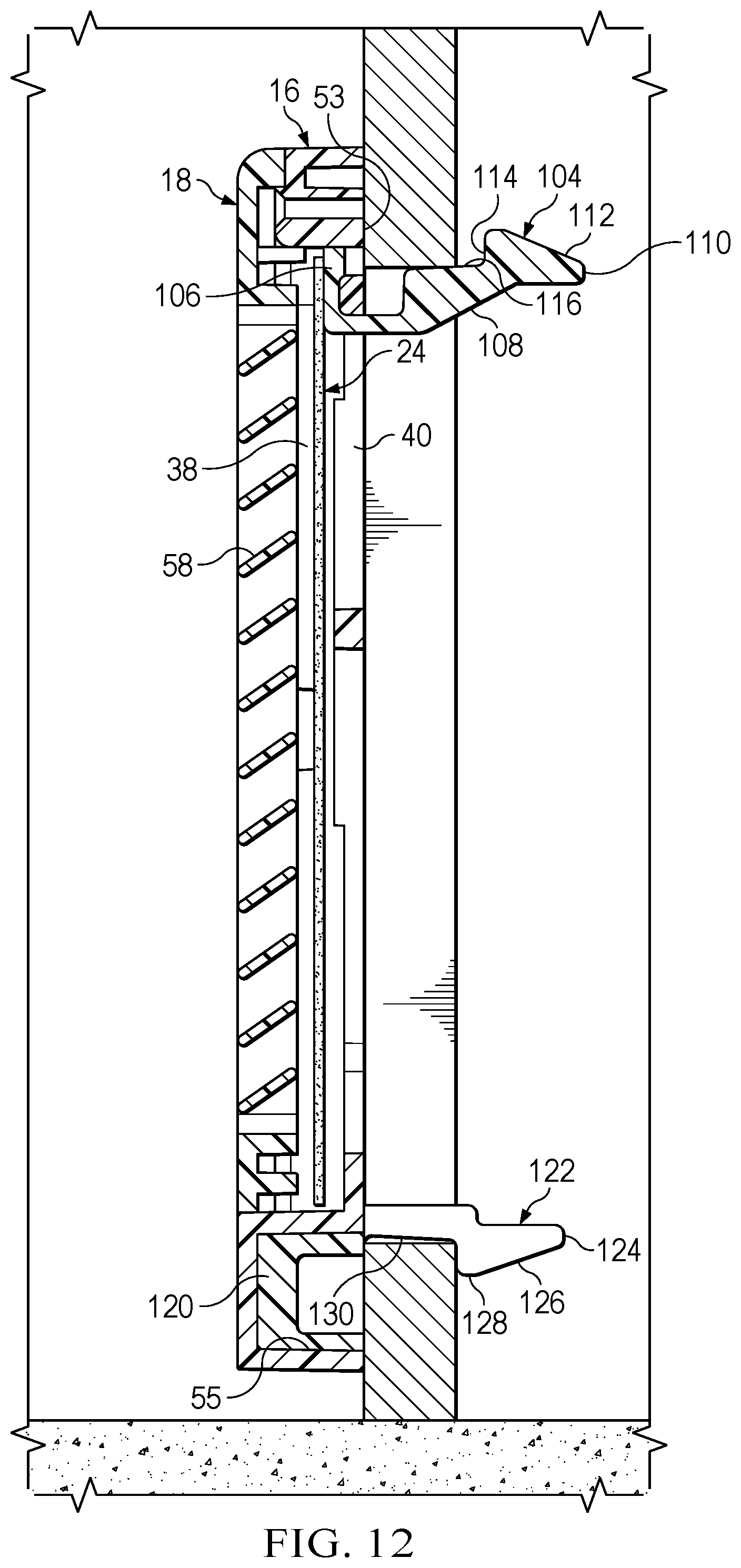 Patent US12313284 Figure 16 – Toolless installation and cleaning of vent assembly