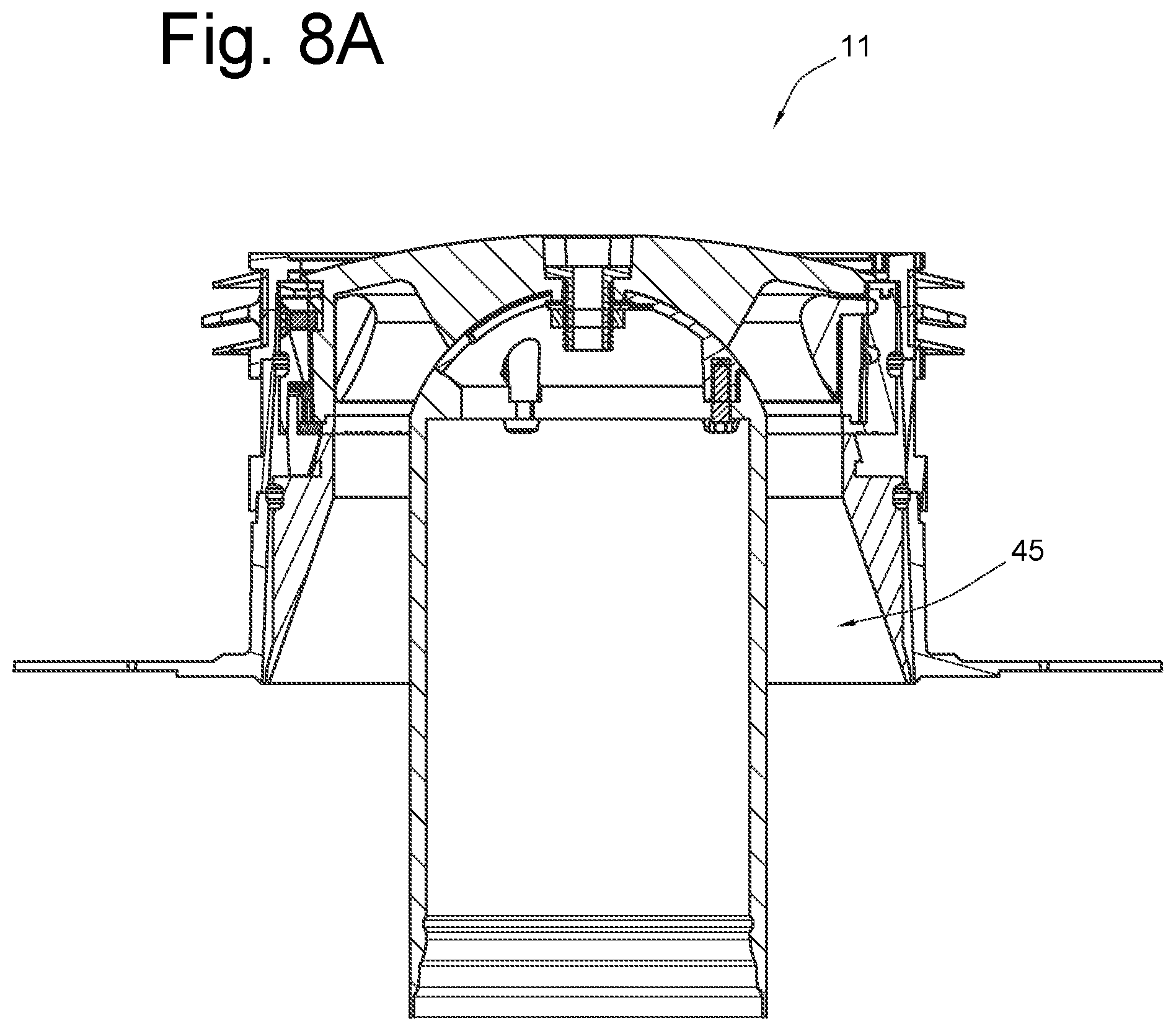 Patent US12313285 Figure 8 – Air outlet with electrical appliance