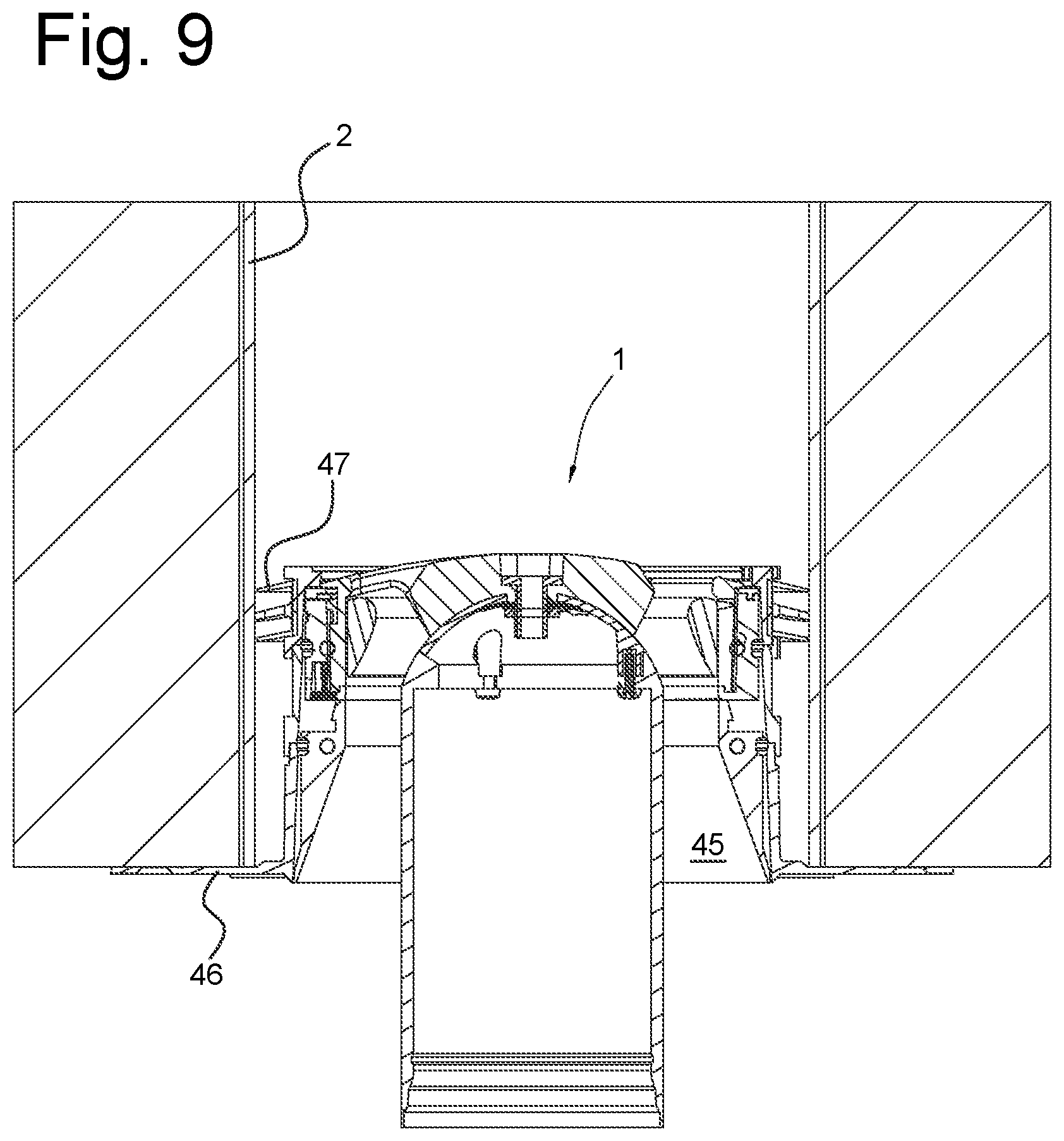 Patent US12313285 Figure 10 – Air outlet with electrical appliance