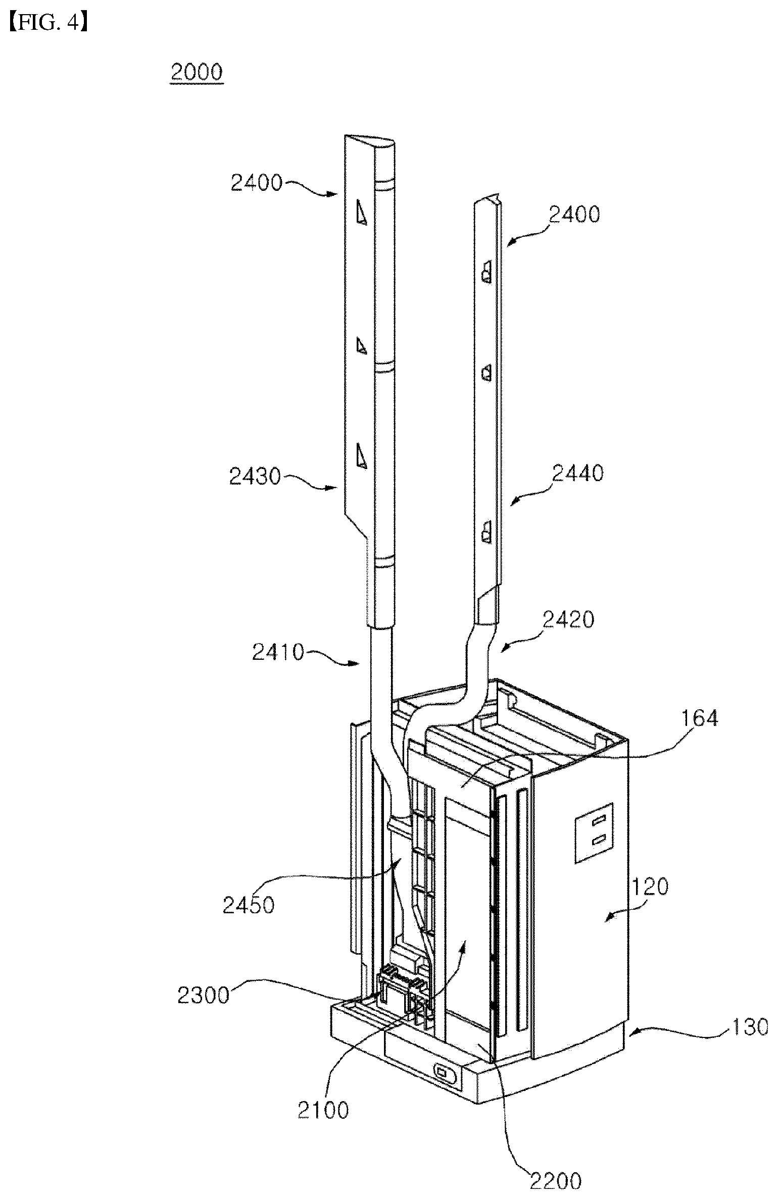 Patent US12313293 Figure 4 – Indoor unit for an air conditioner