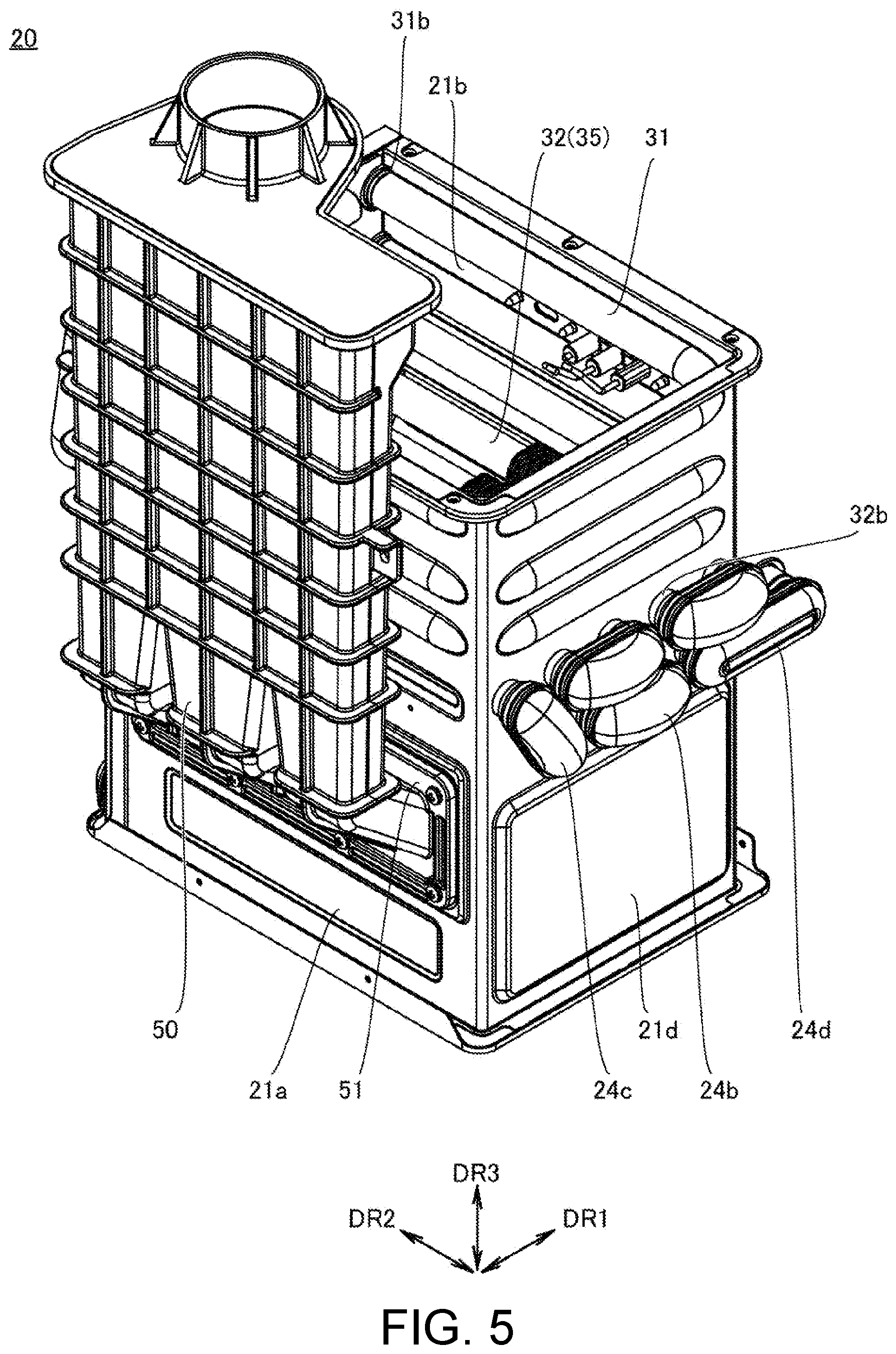 Patent US12313296 Figure 5 – Heat exchanger and water heater