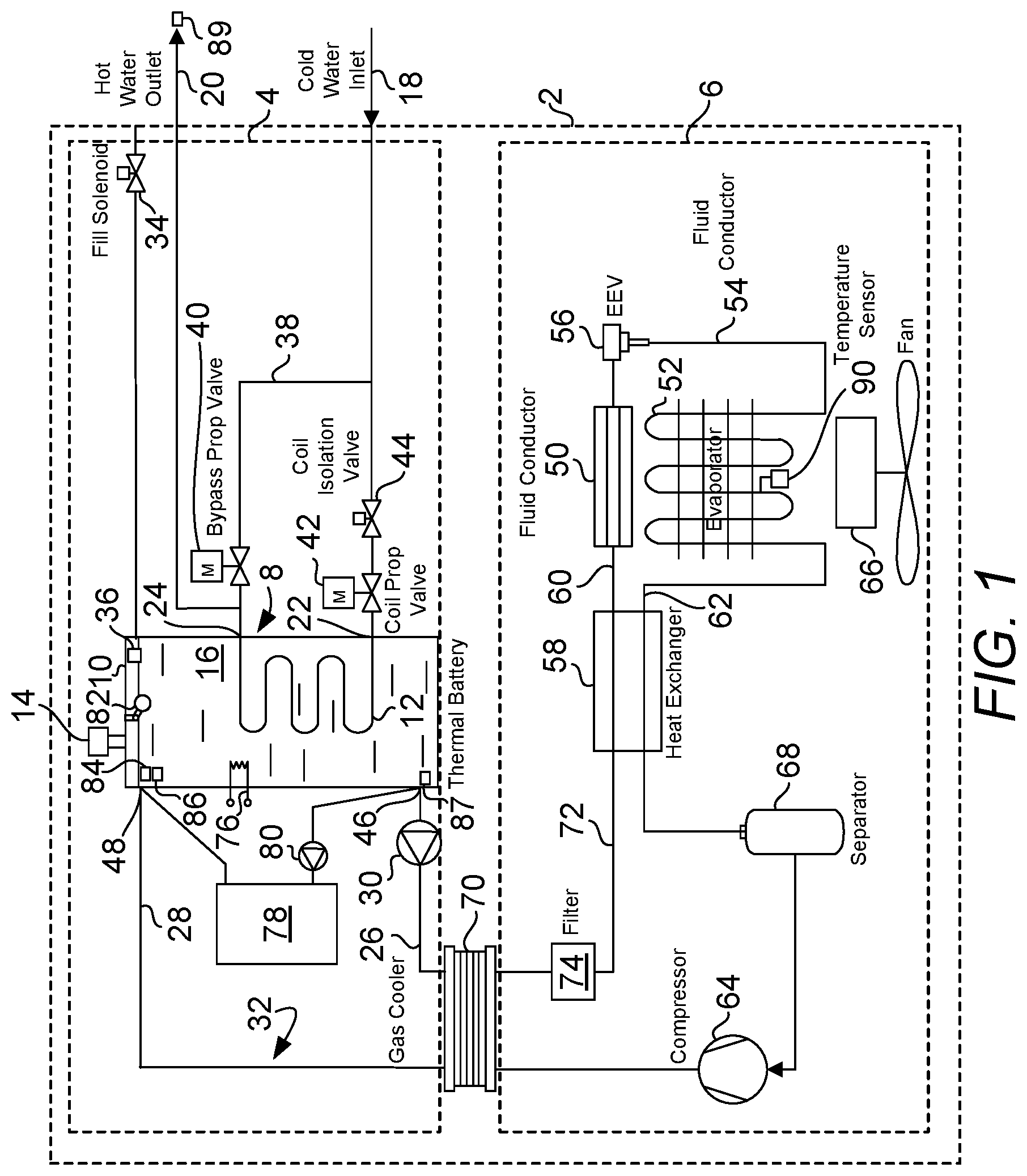 Patent US12313298 Figure 1 – Failure mode determination means