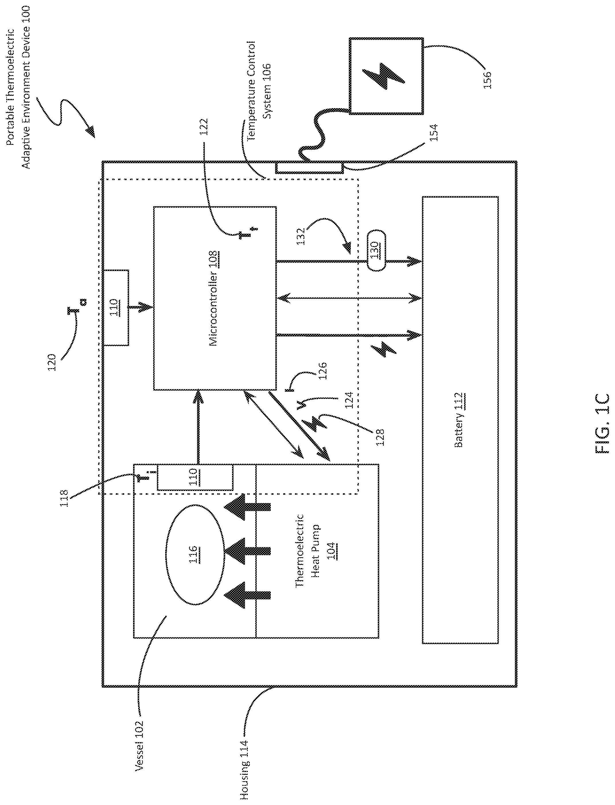 Patent US12313306 Figure 3 – Portable thermoelectric adaptive environment system with intelligent power management
