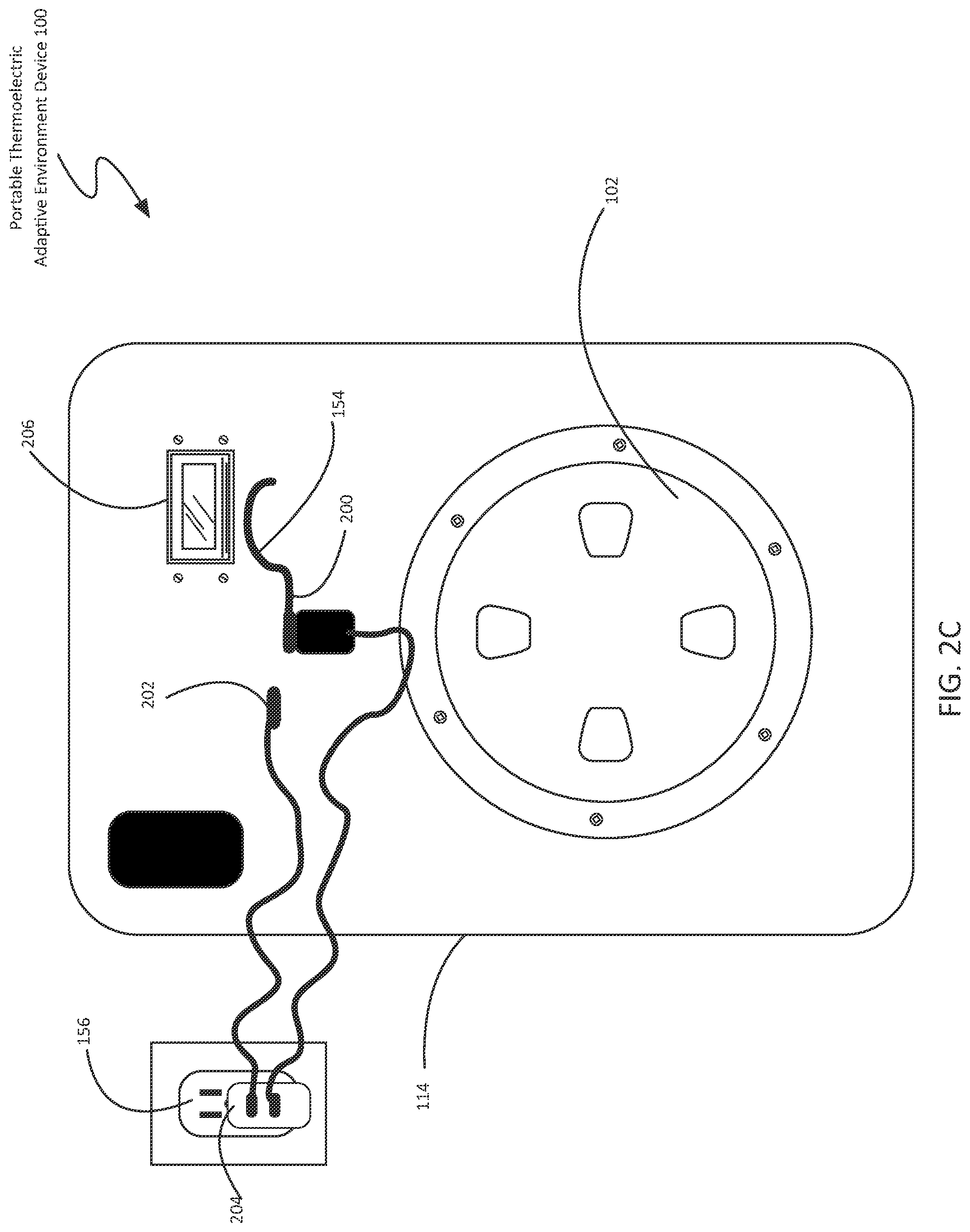 Patent US12313306 Figure 6 – Portable thermoelectric adaptive environment system with intelligent power management