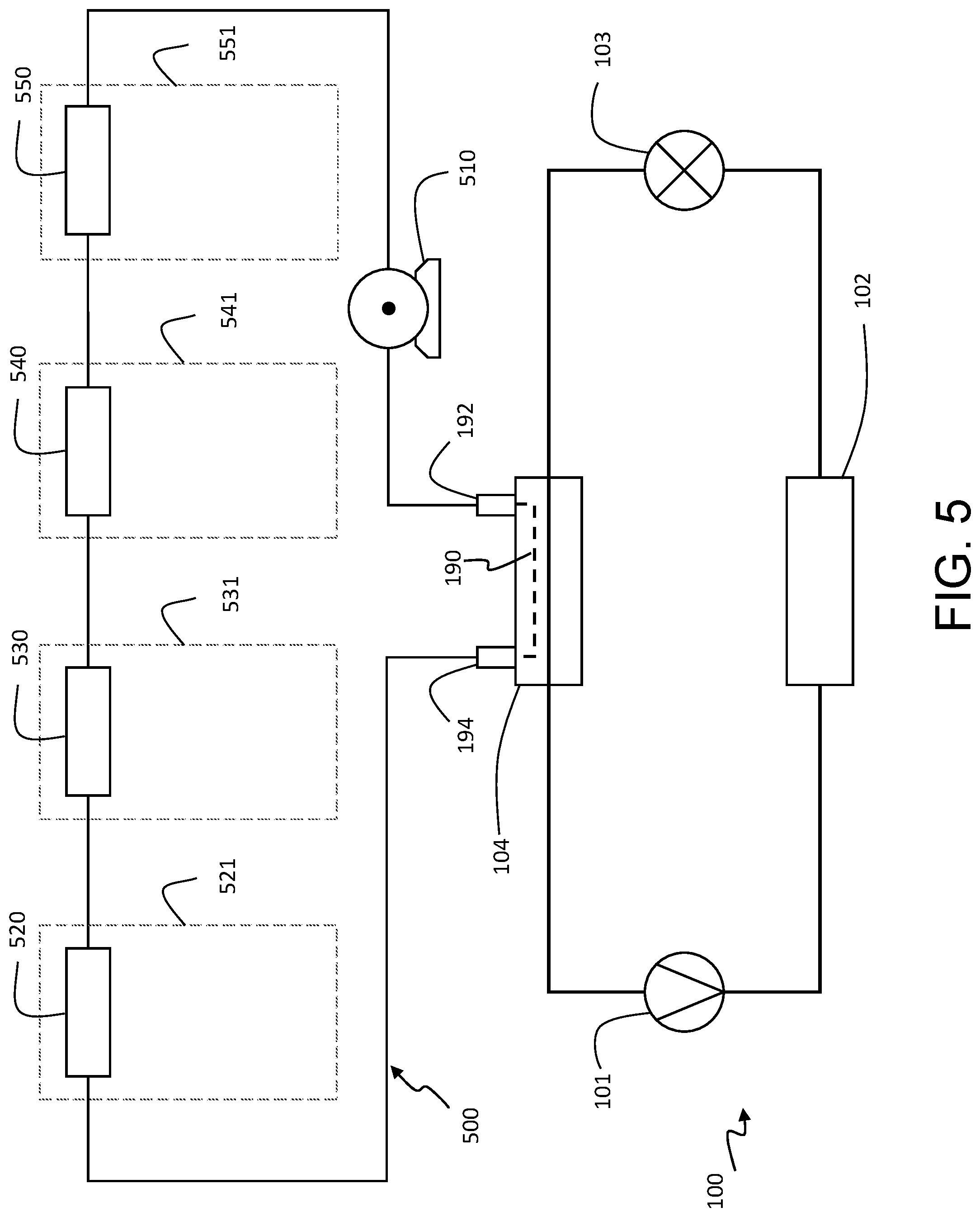 Patent US12313307 Figure 5 – Reversible heat pump