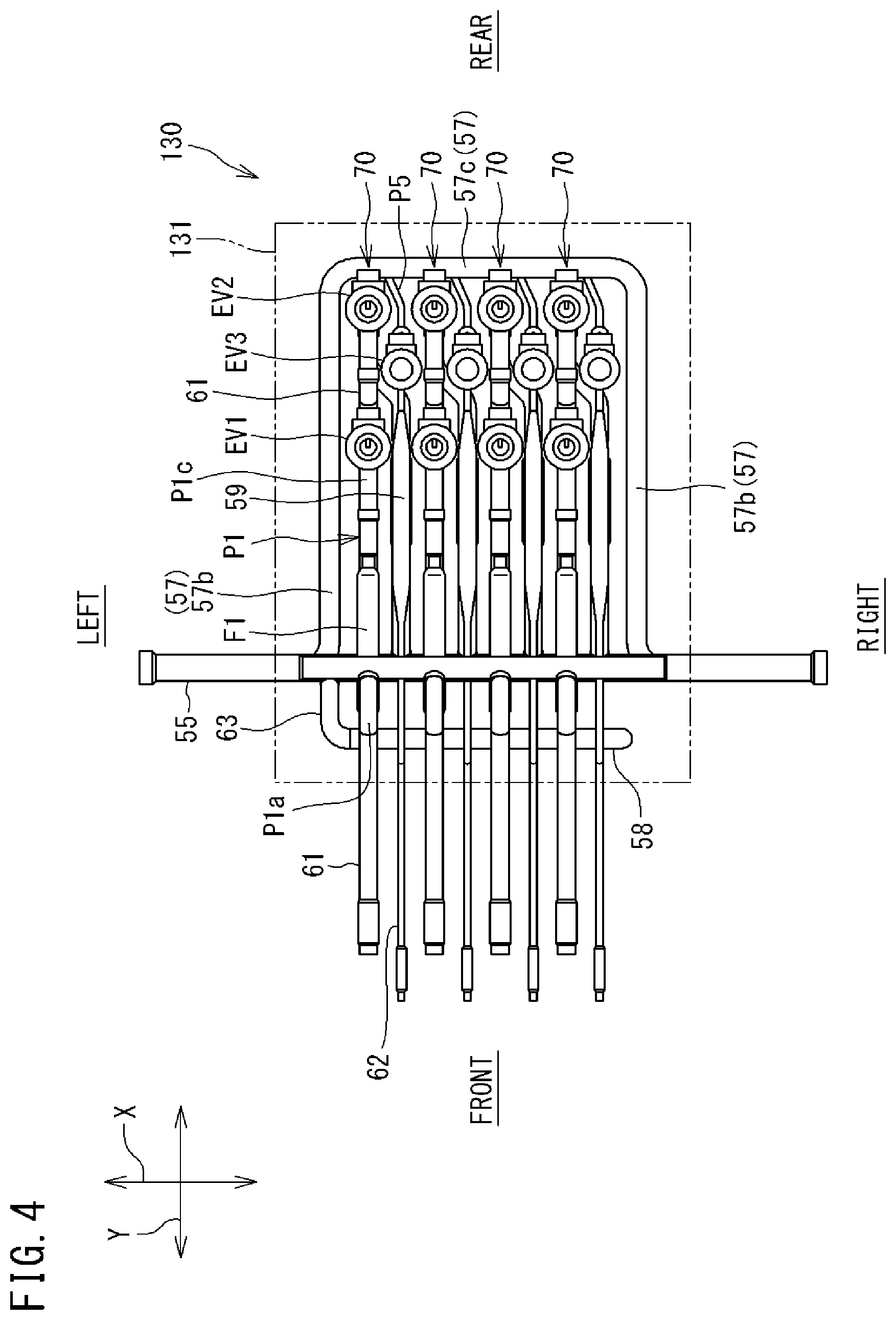Patent US12313310 Figure 4 – Refrigerant flow path switching device and air conditioning system