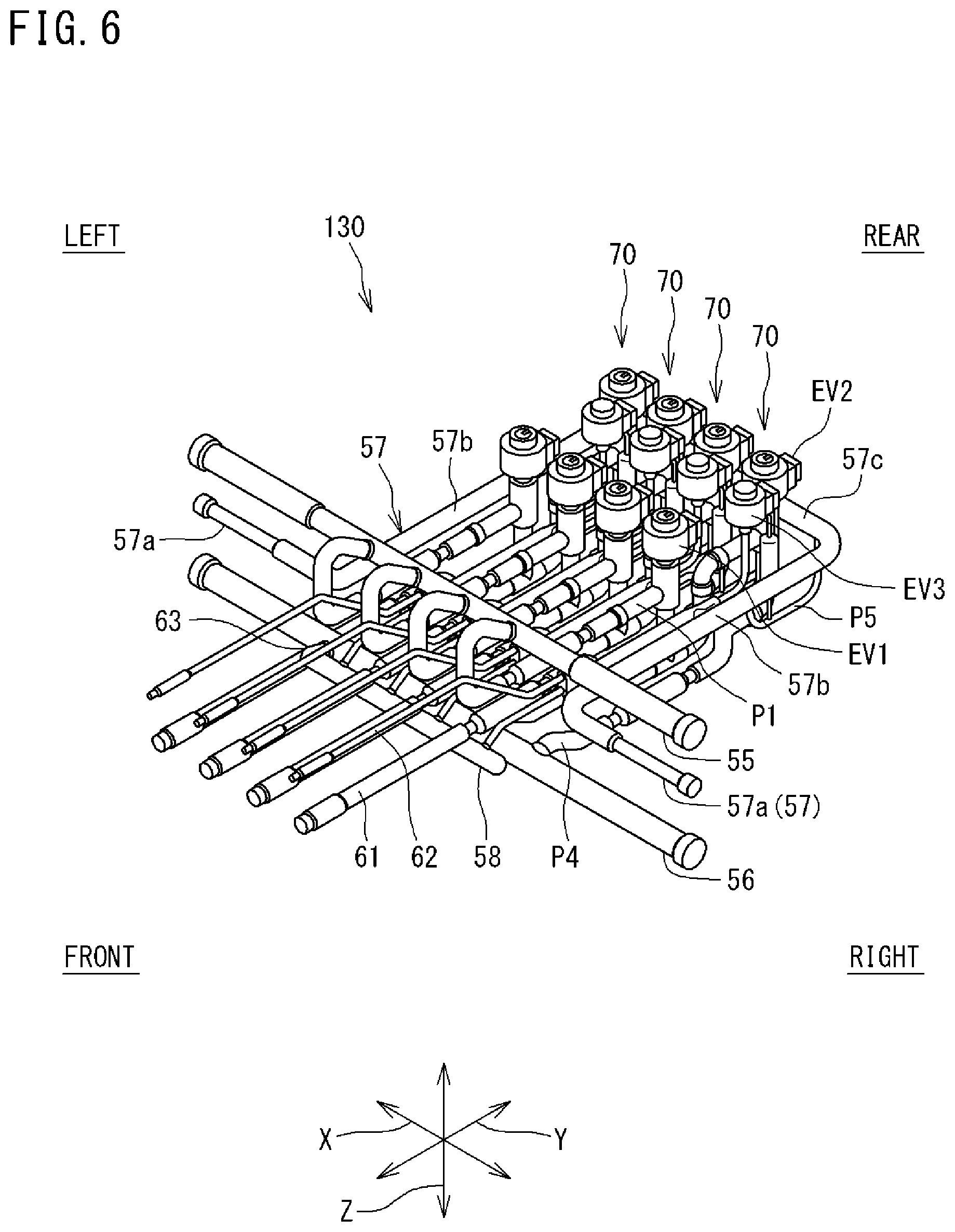 Patent US12313310 Figure 6 – Refrigerant flow path switching device and air conditioning system