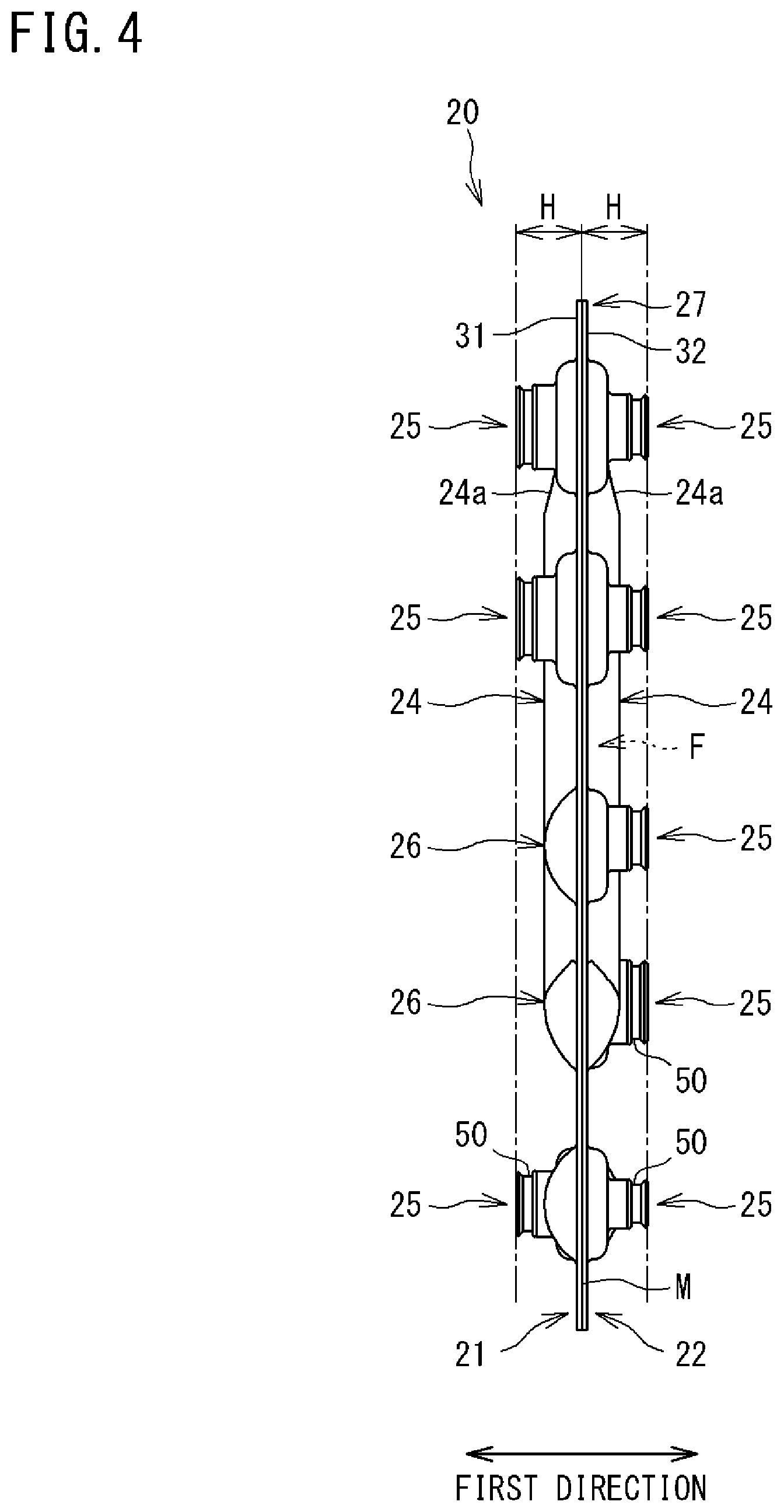 Patent US12313311 Figure 4 – Plate-type refrigerant pipe and refrigeration apparatus