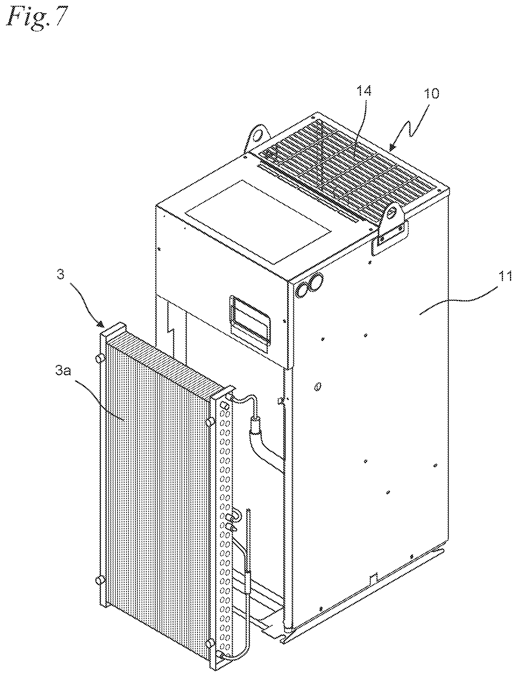 Patent US12313312 Figure 7 – Refrigeration device and oil cooling device